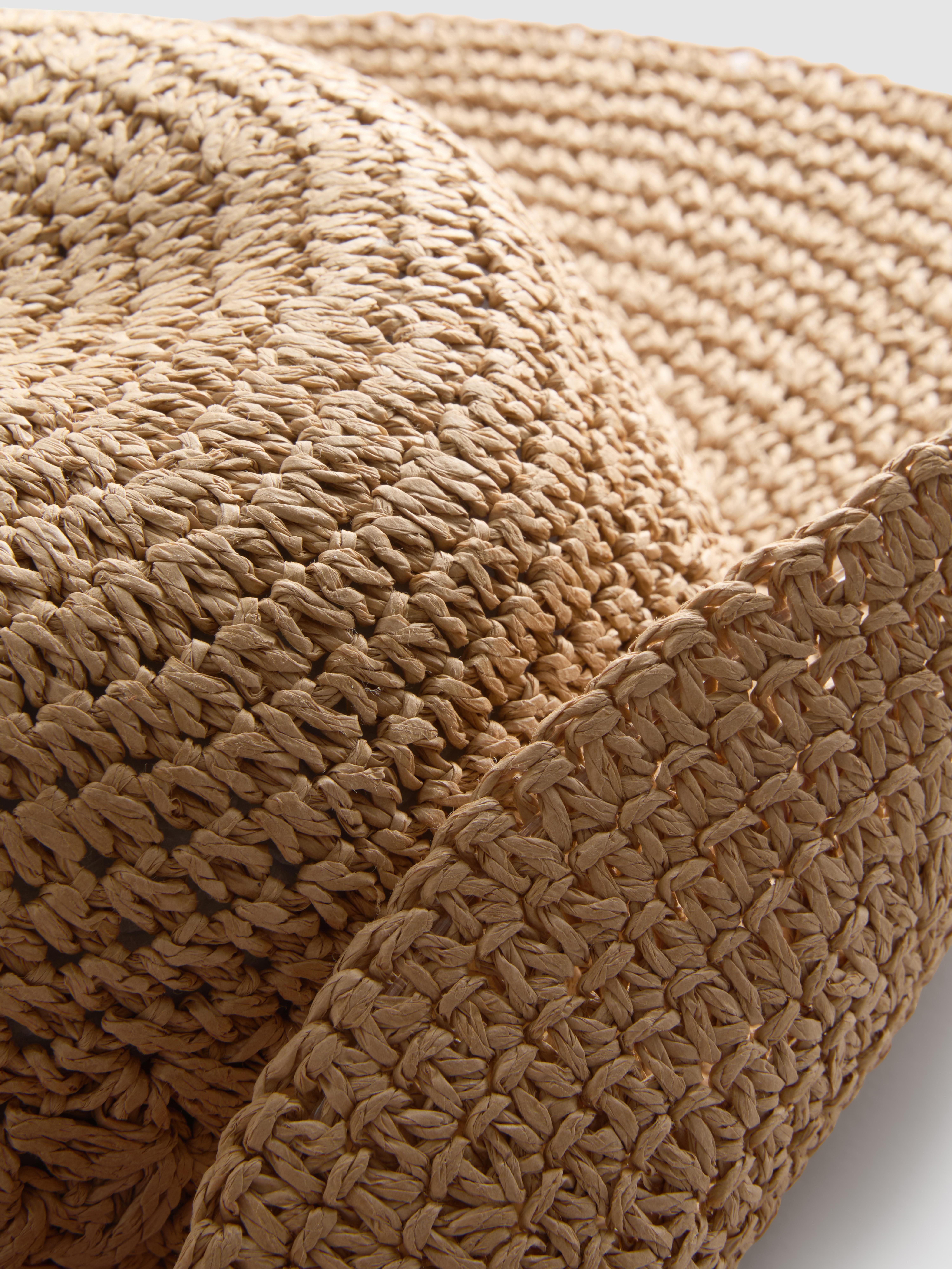 Woven Wide Brim Hat