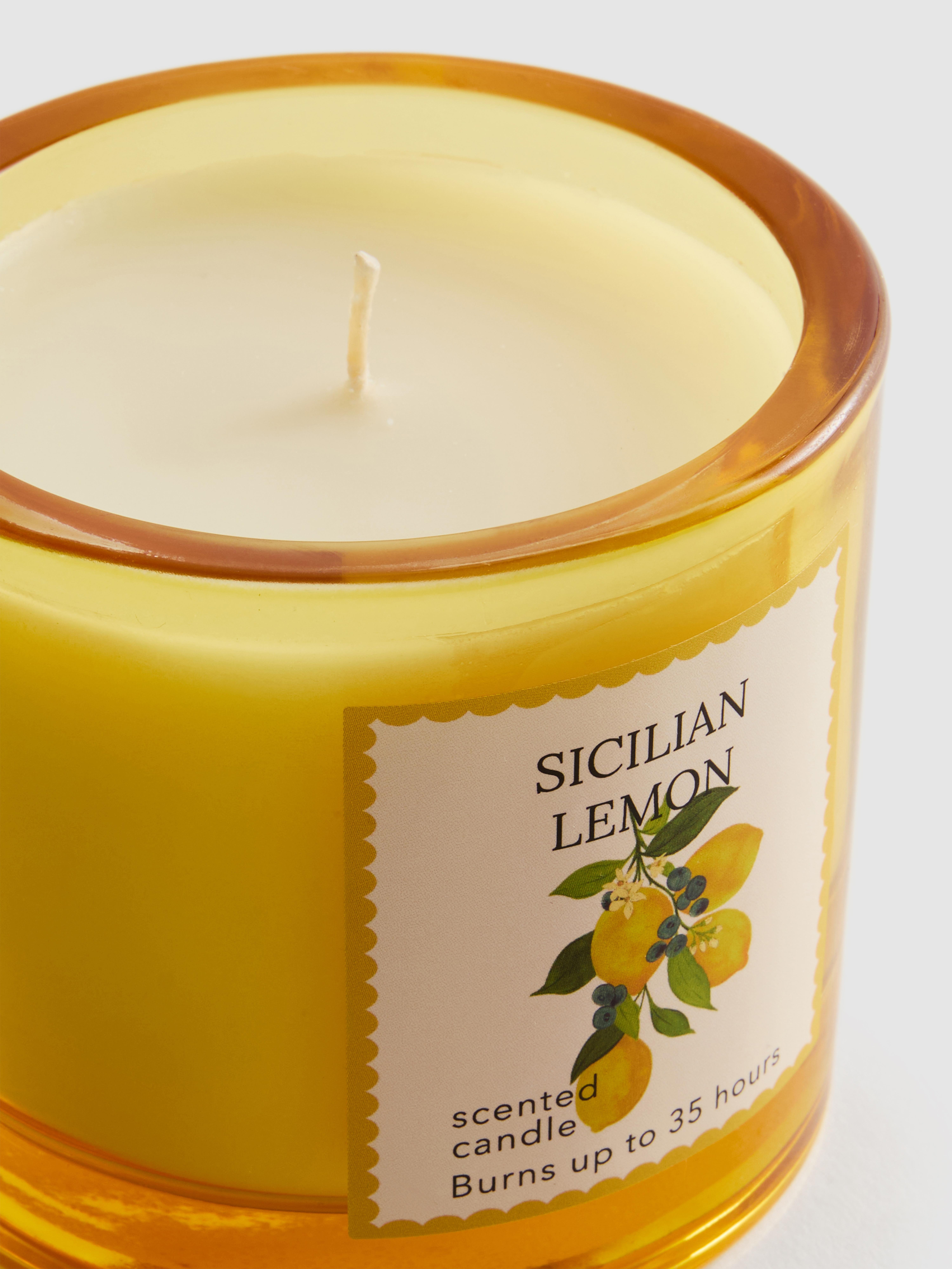 Fruit-Scented Candle In Glass Jar