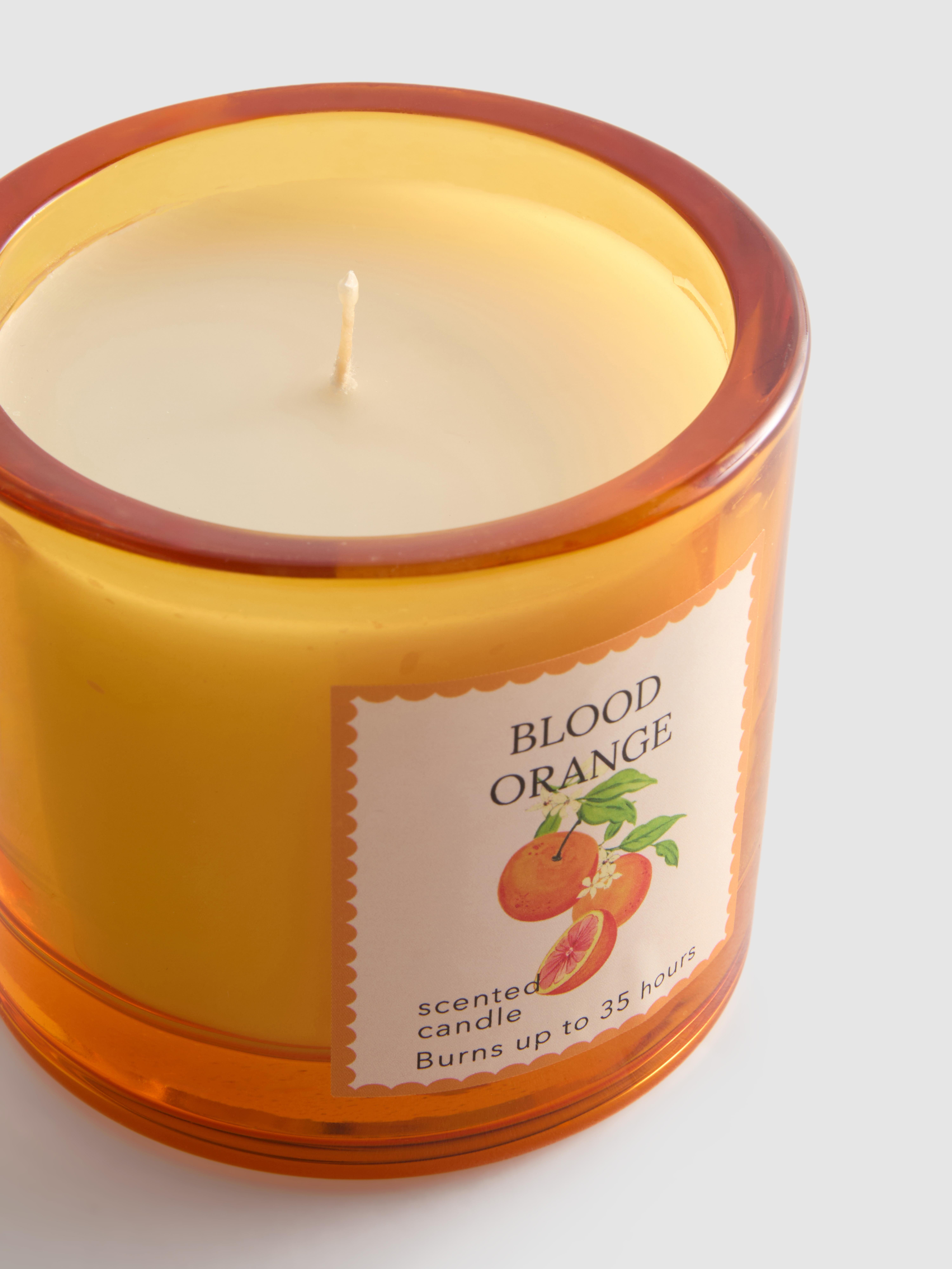 Fruit Scented Candle In Glass Jar