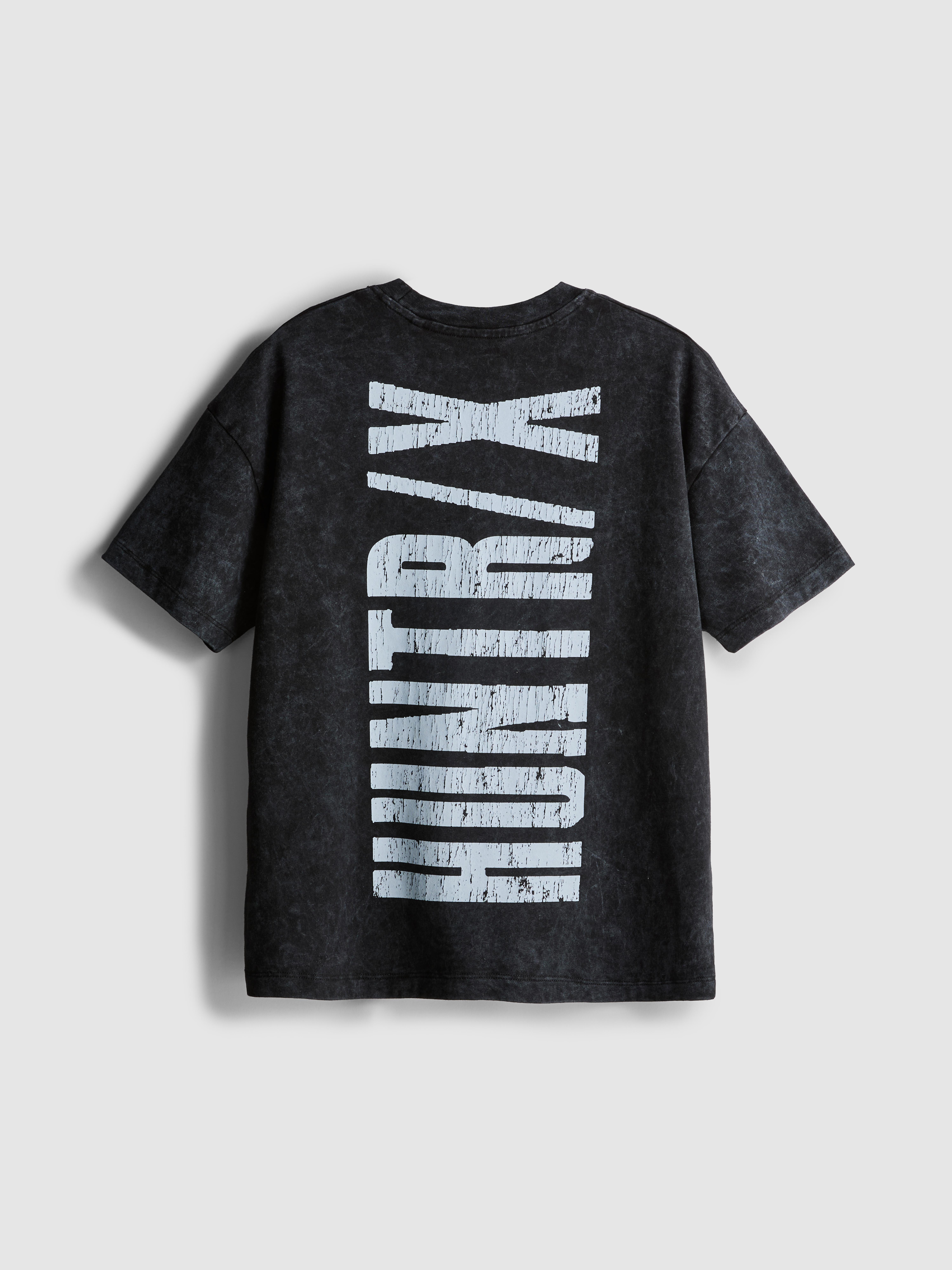 7–15 Jahre | „KPop Demon Hunters Huntr/x“ T-Shirt in Acid-Wash