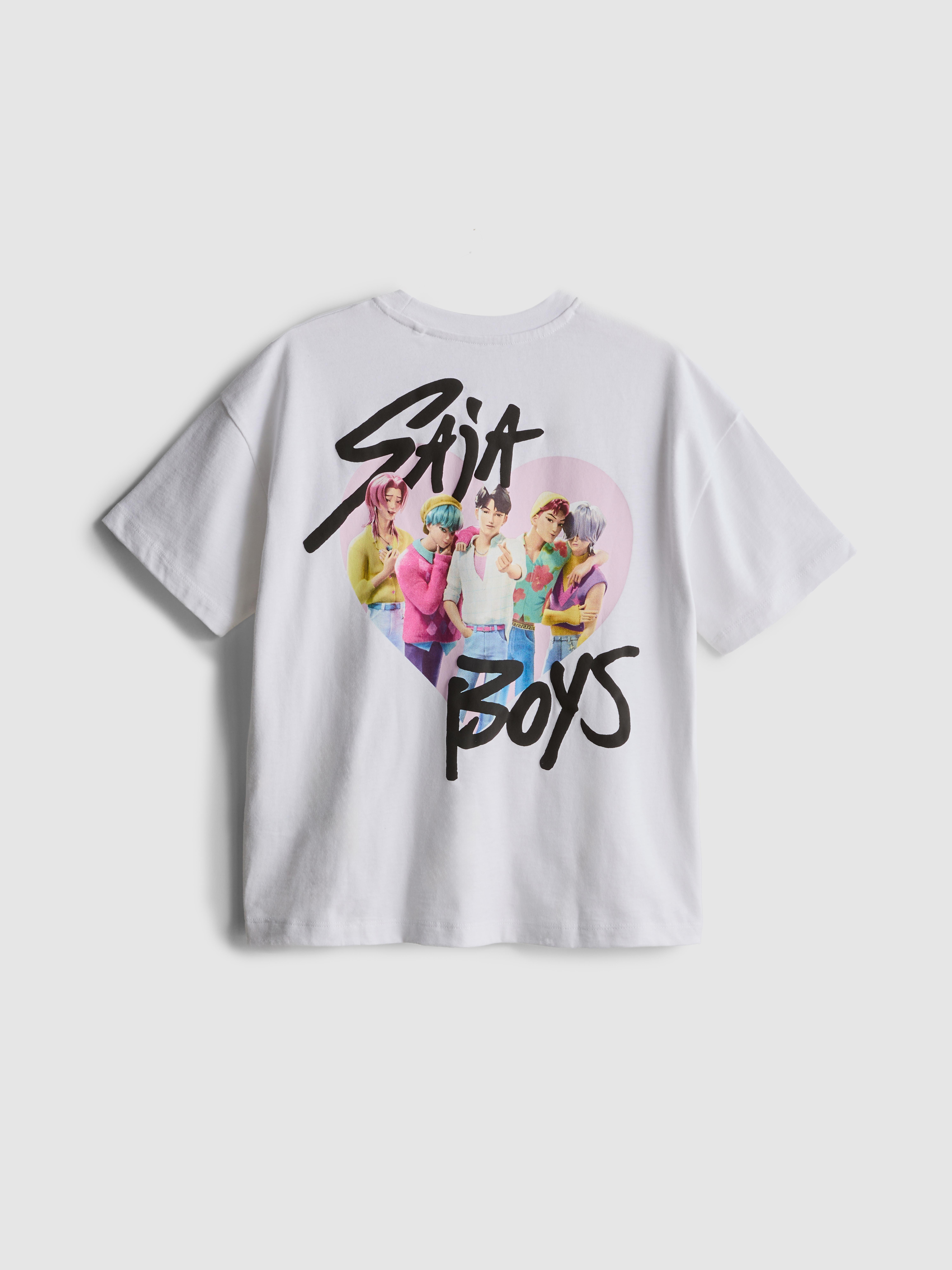7–15 Jahre | „KPop Demon Hunters Saja Boys“ T-Shirt