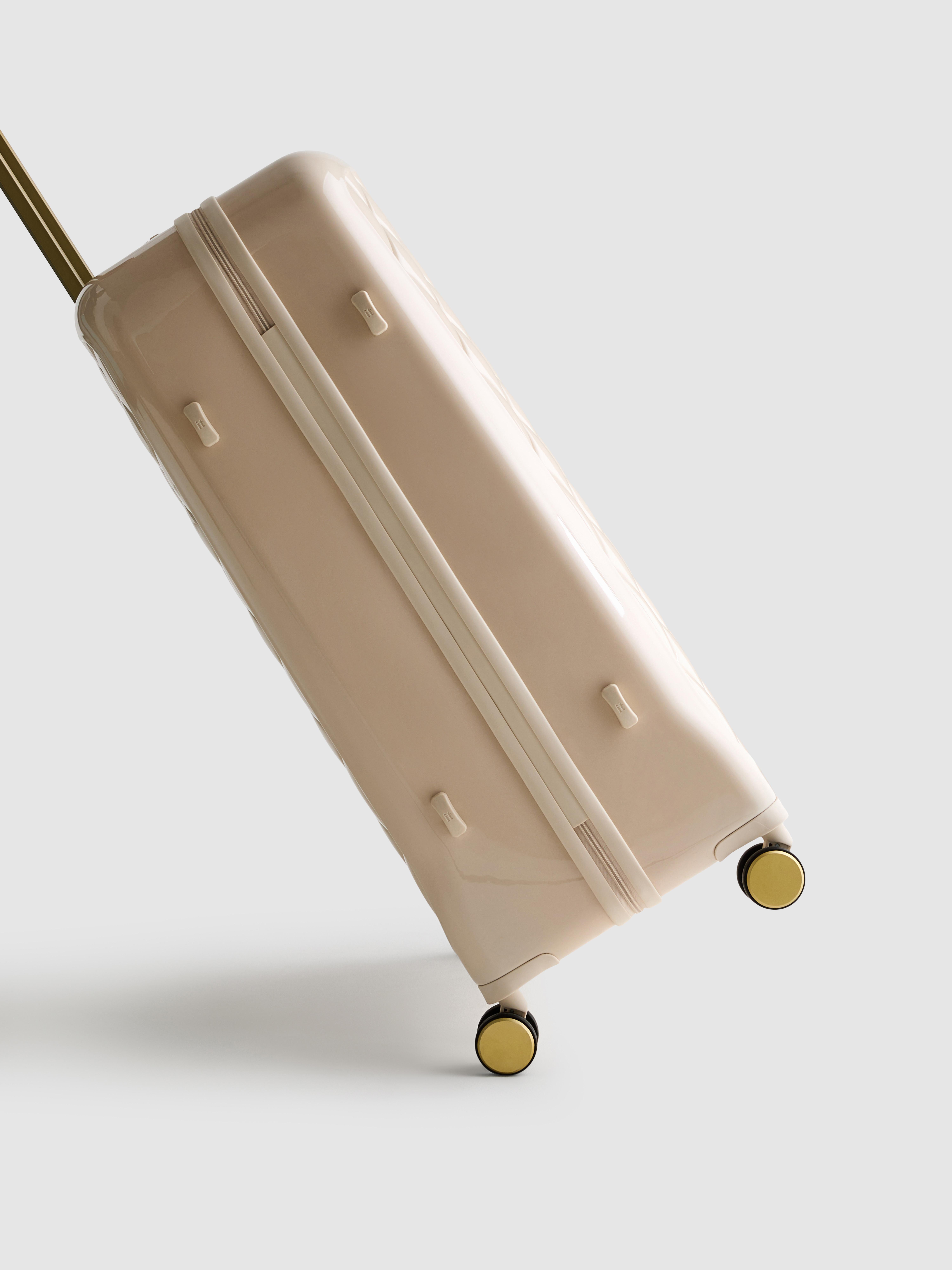 Hard Shell Quilted Luggage