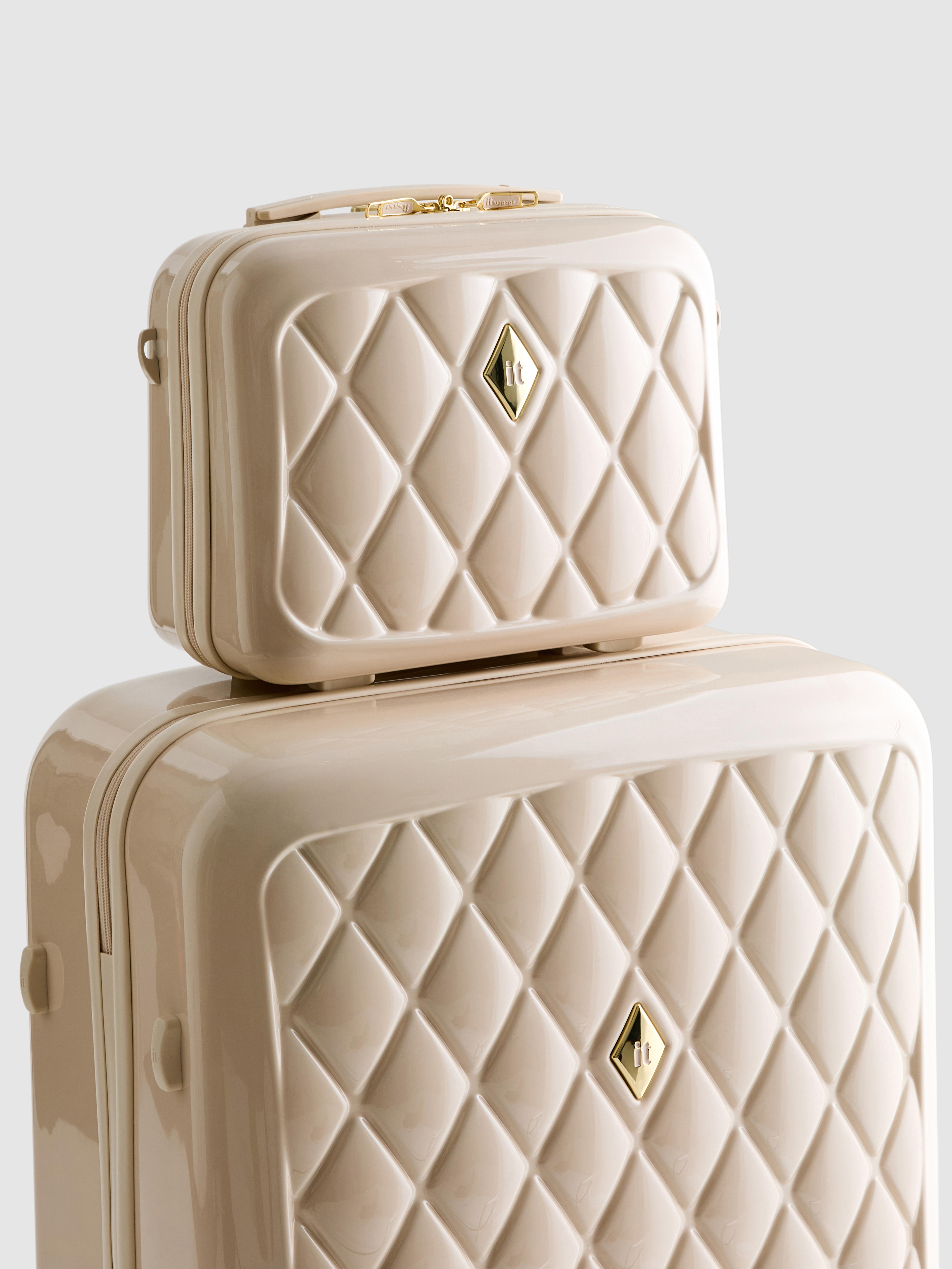 Hard Shell Quilted Luggage