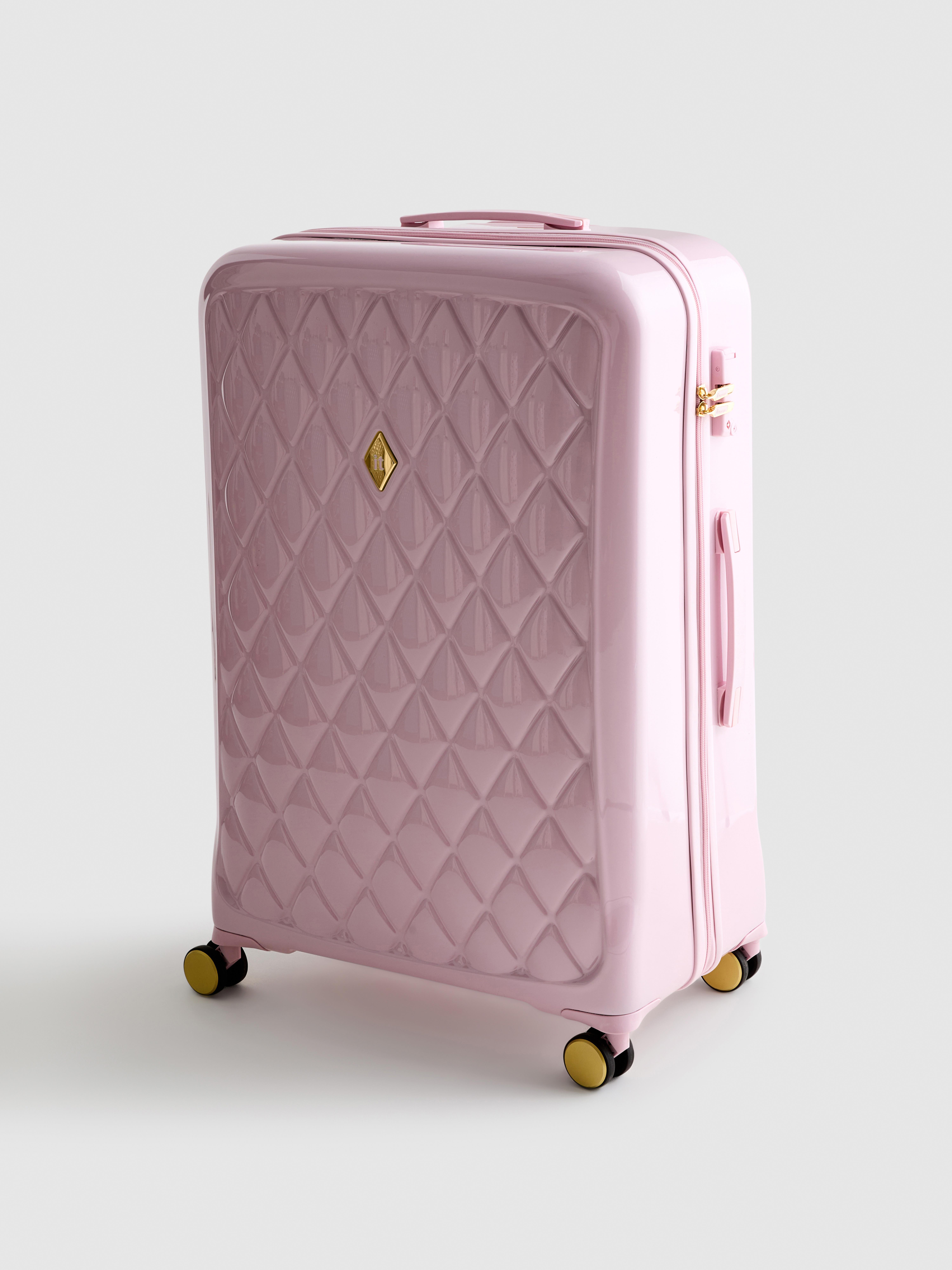 Hard Shell Quilted Luggage