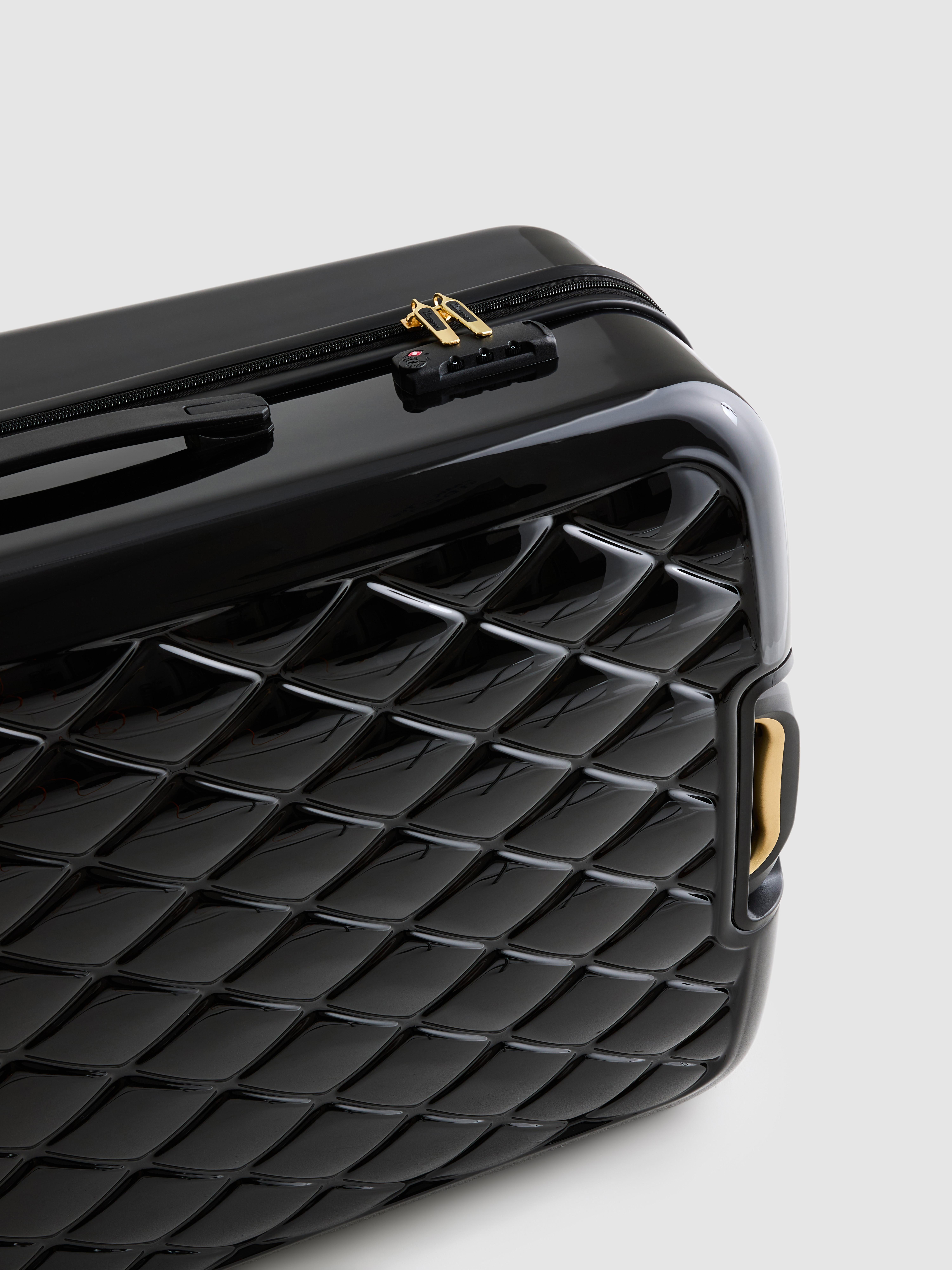 Hard Shell Quilted Luggage
