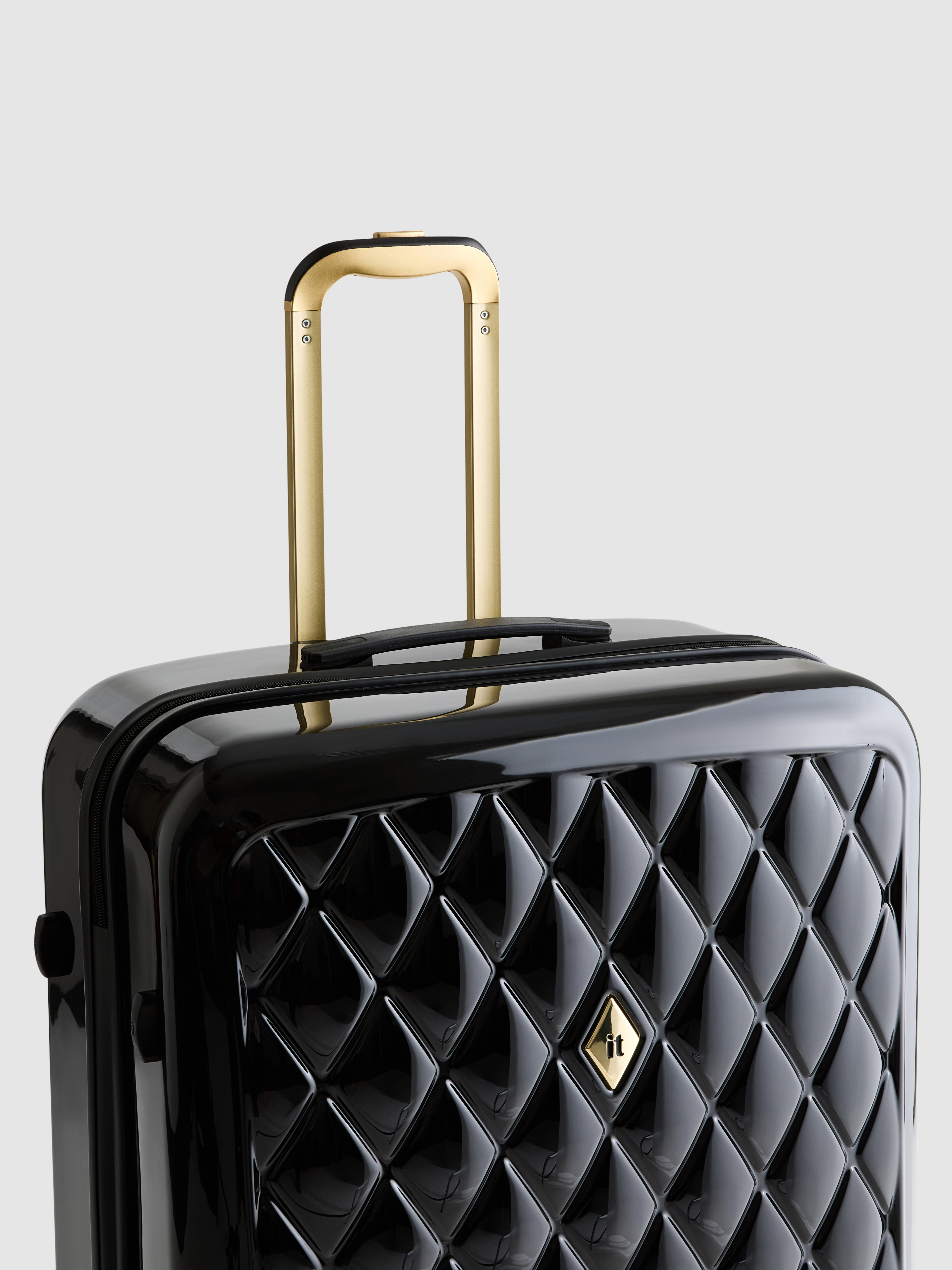 Hard Shell Quilted Luggage
