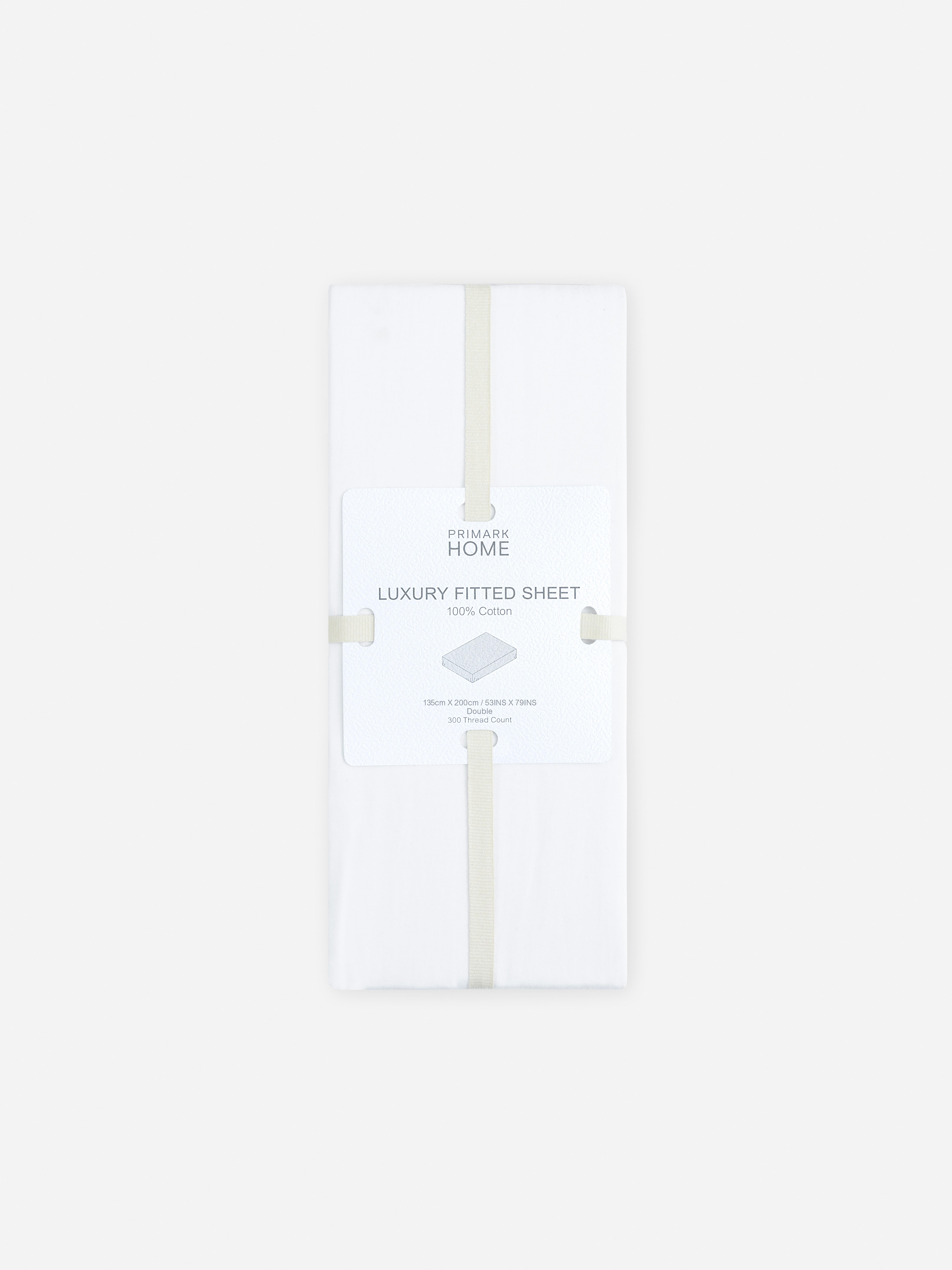 300 Thread Count Double Fitted Sheet