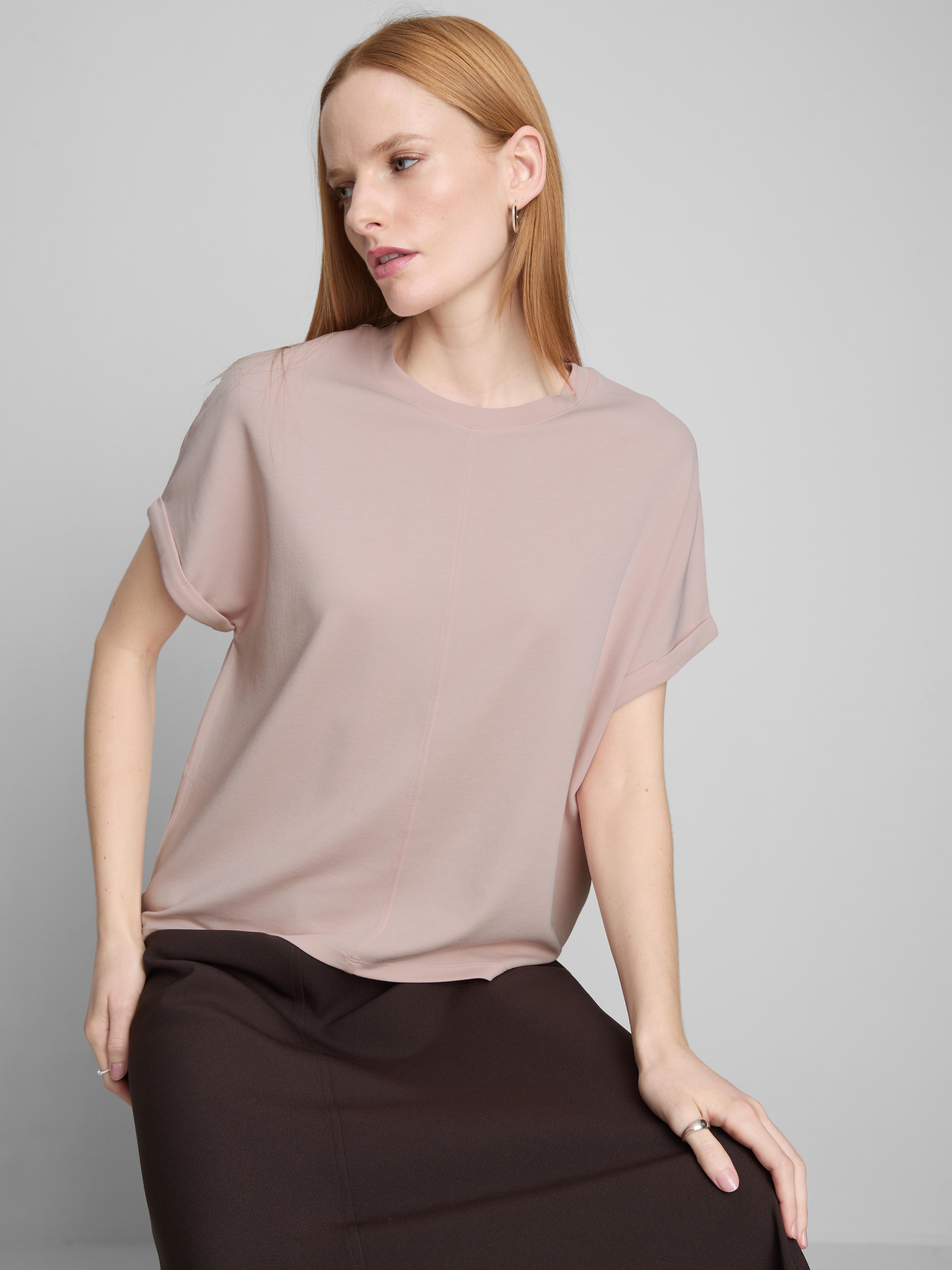 Majica z okrasnim šivom The Edit