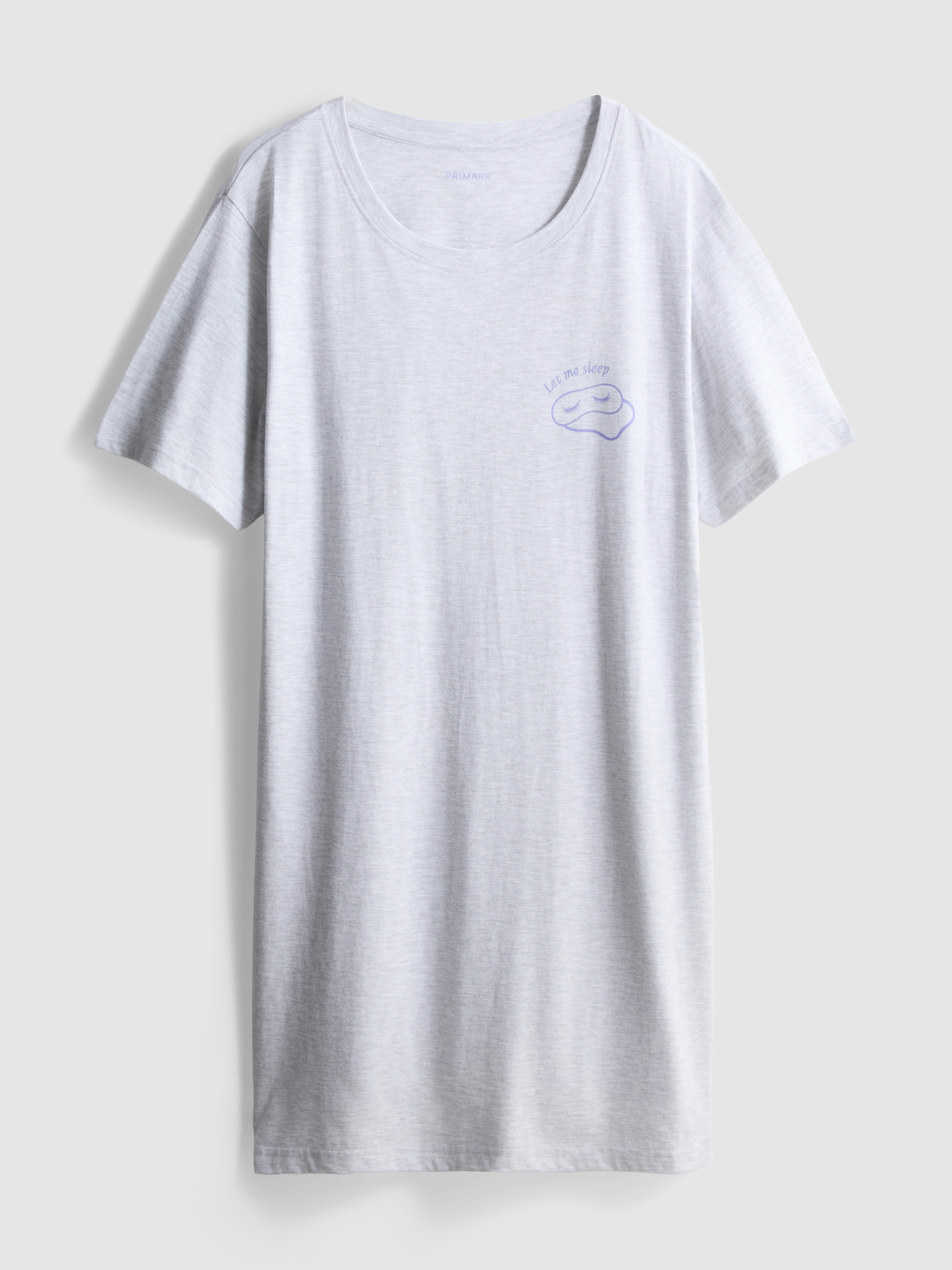 T-shirt dormir mistura algodão