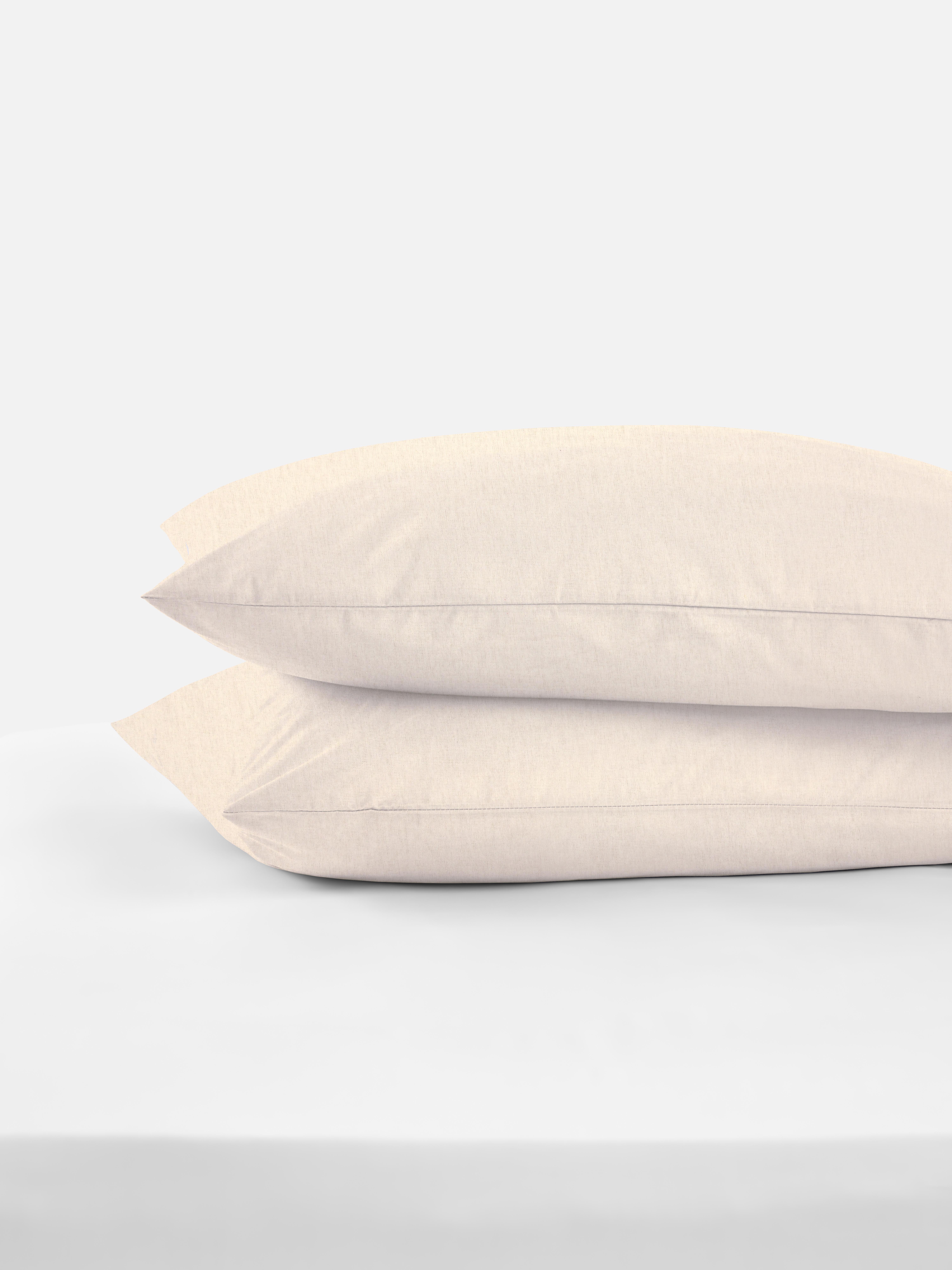 2pk Pillowcases Cream