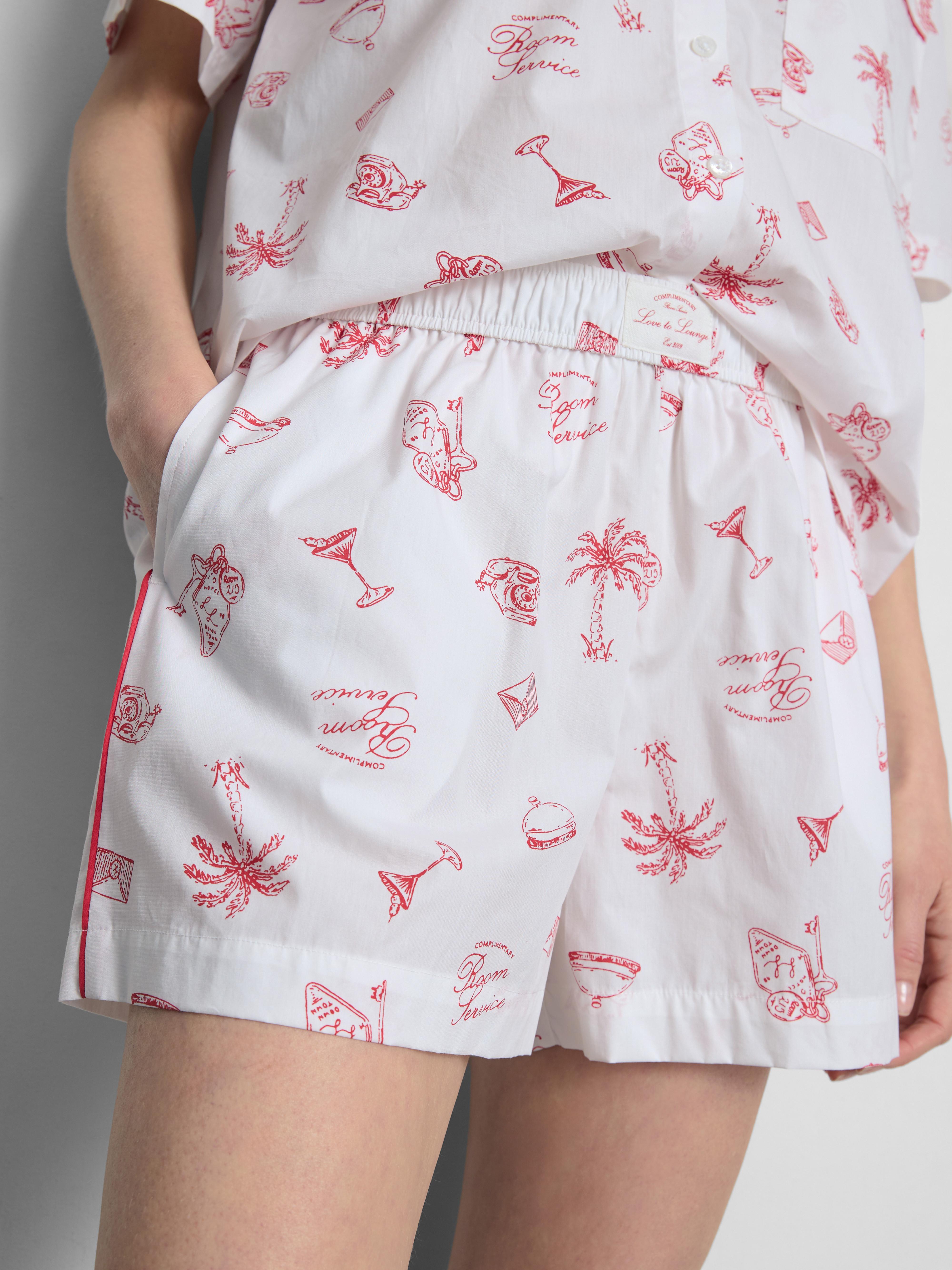 Short de pyjama en coton Room Service