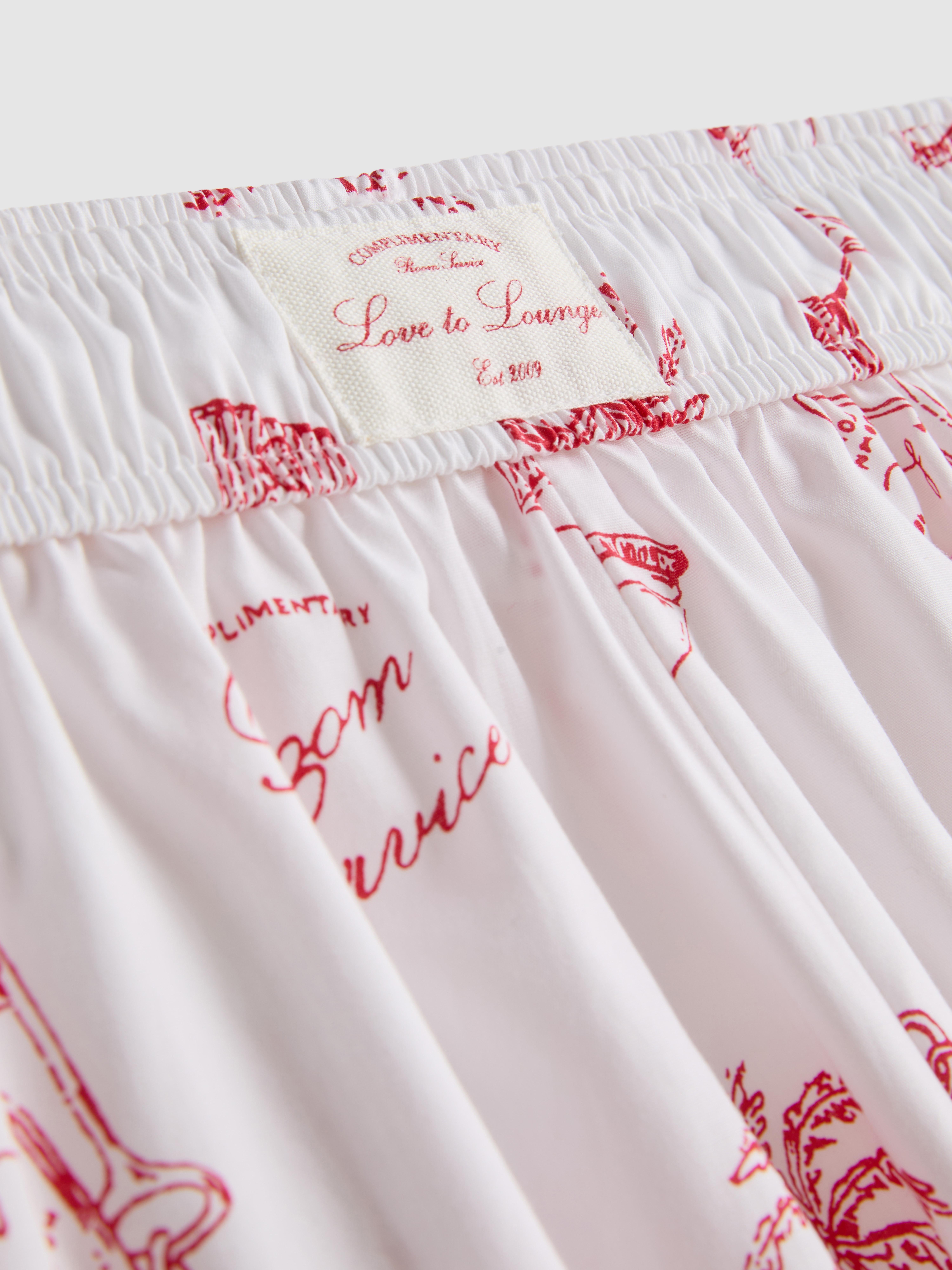 Short de pyjama en coton Room Service