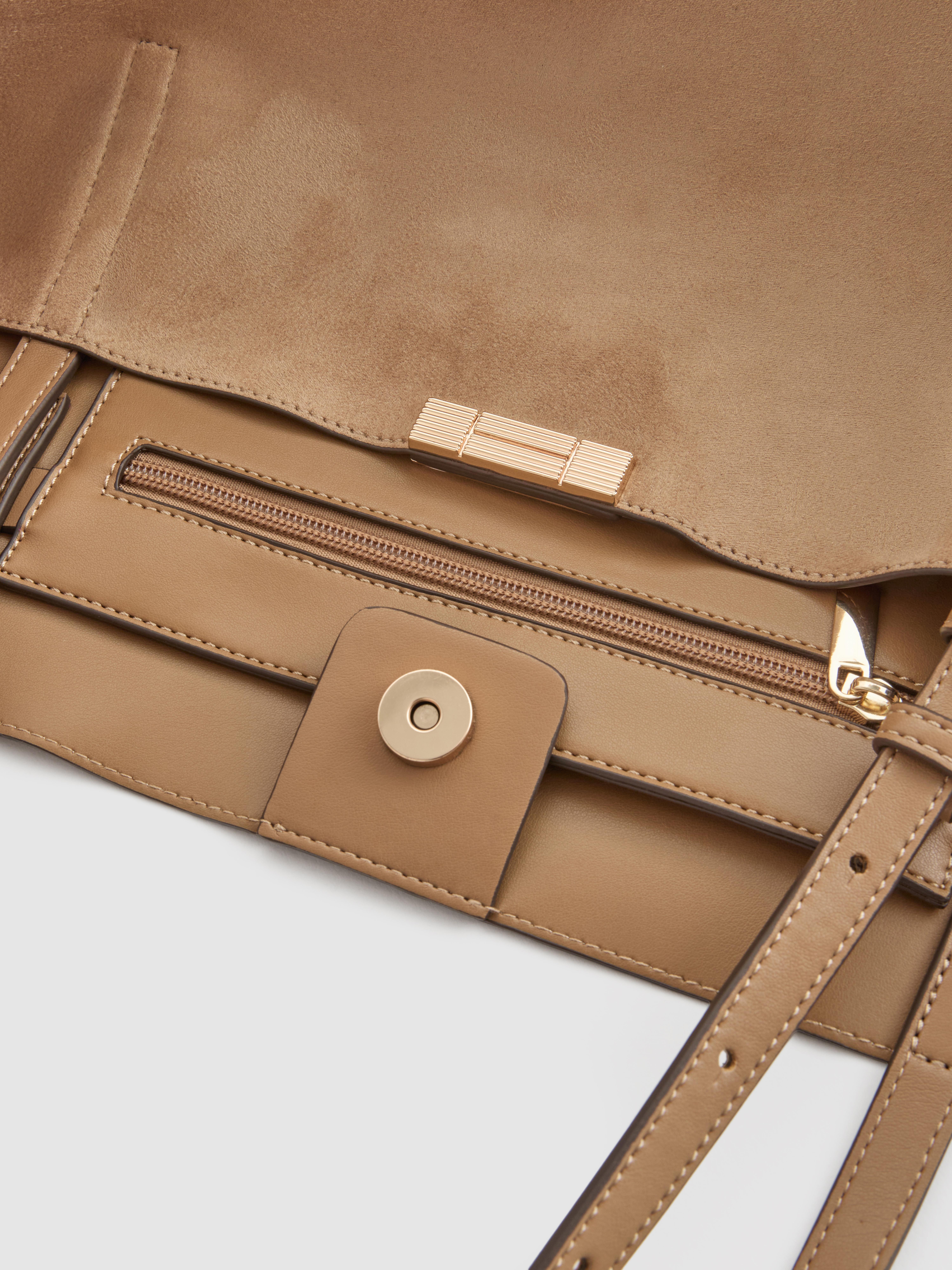 By Coleen Oversized Faux Suede Tote Bag