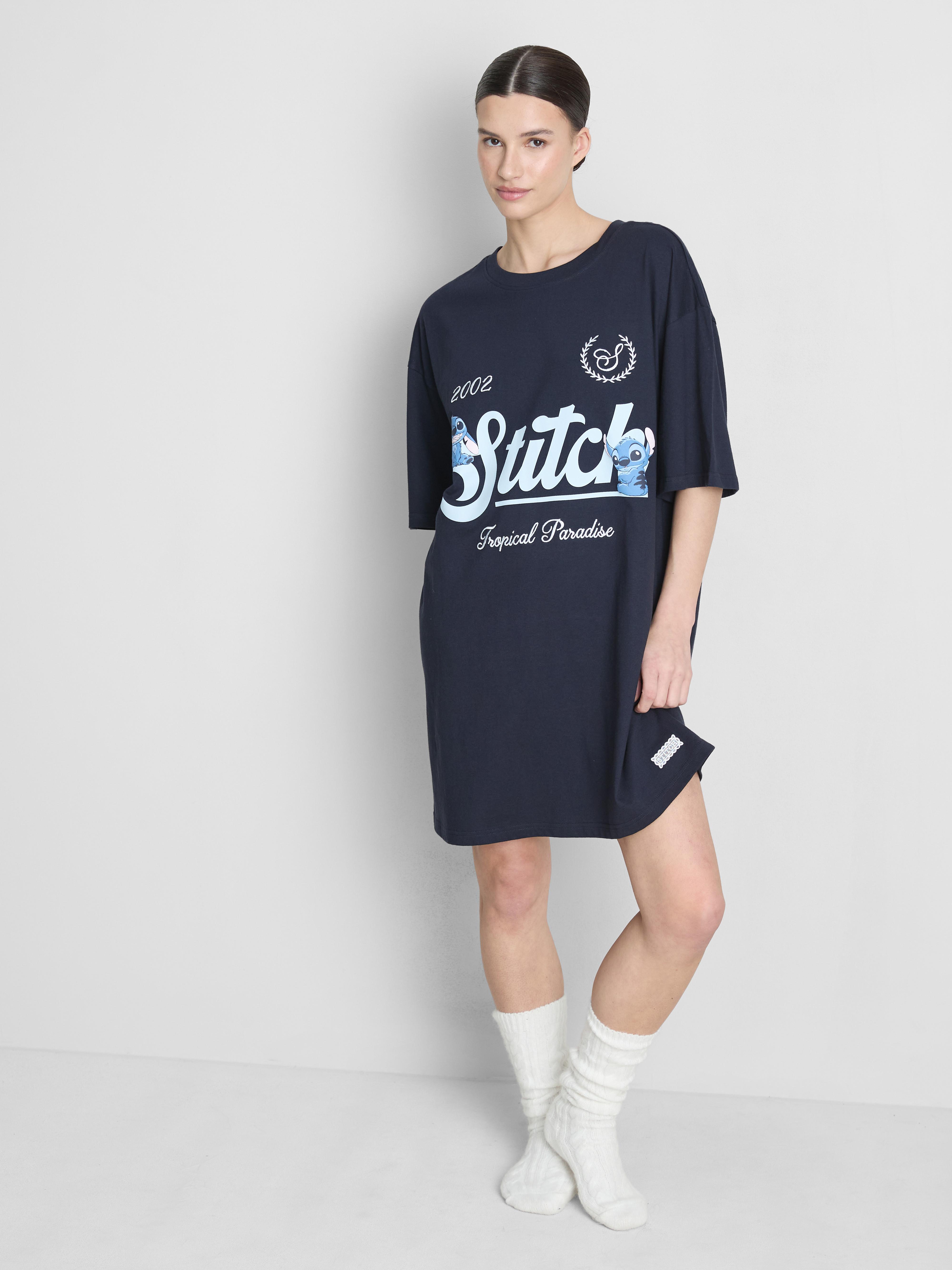 Disney's Stitch Oversized Cotton Nightshirt