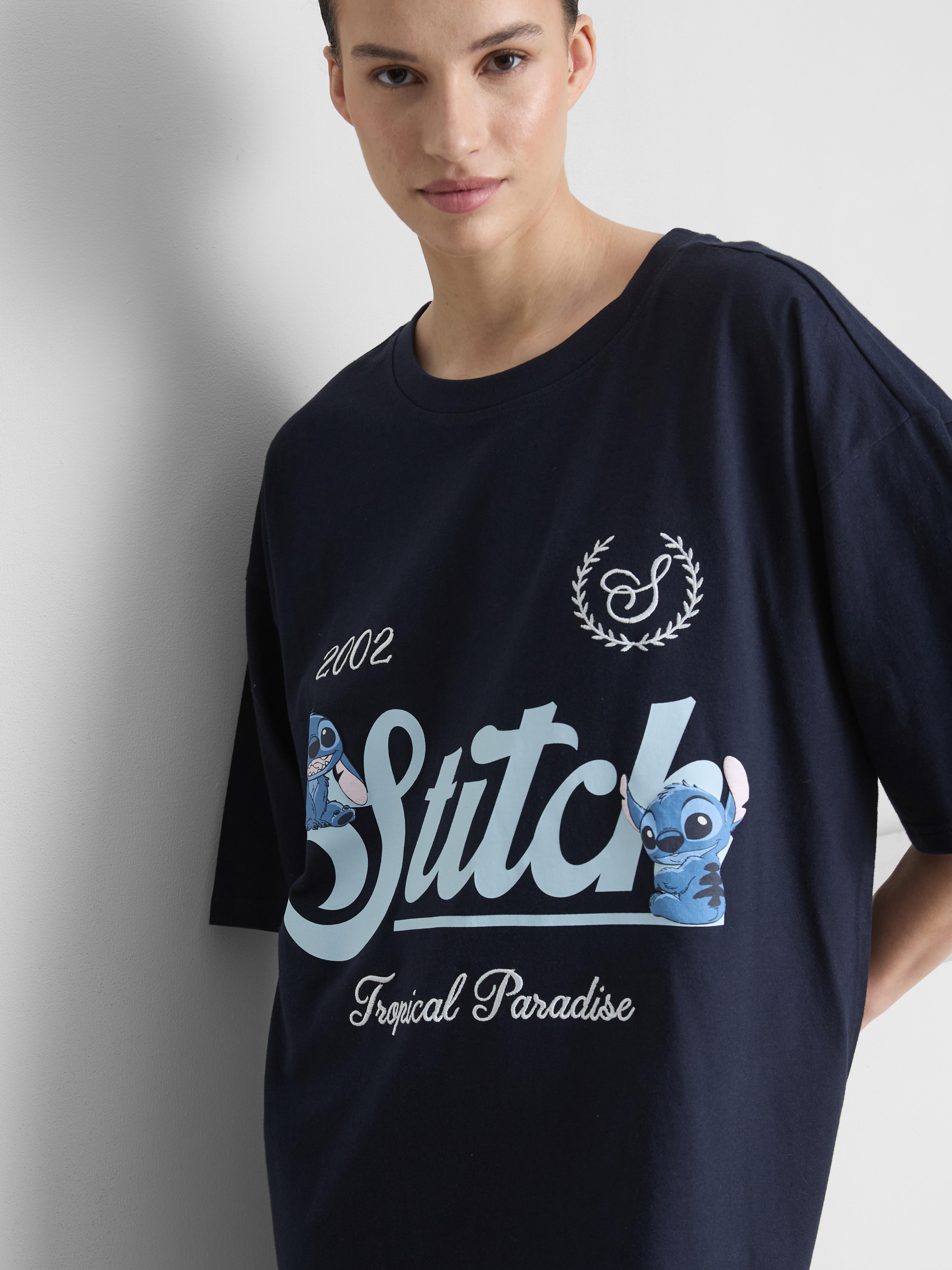 Disney's Stitch Oversized Cotton Nightshirt