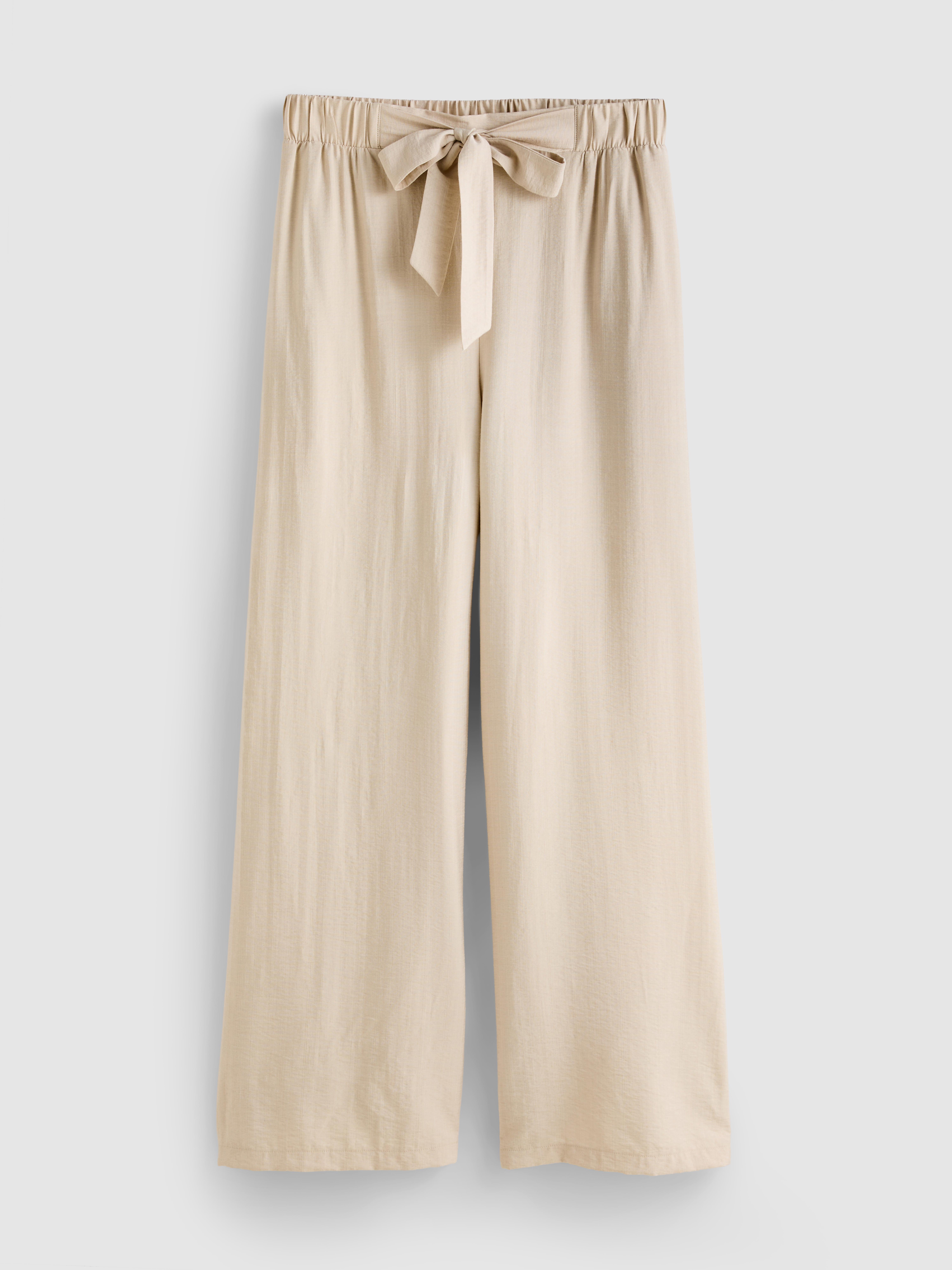 Pantalon palazzo à nœud