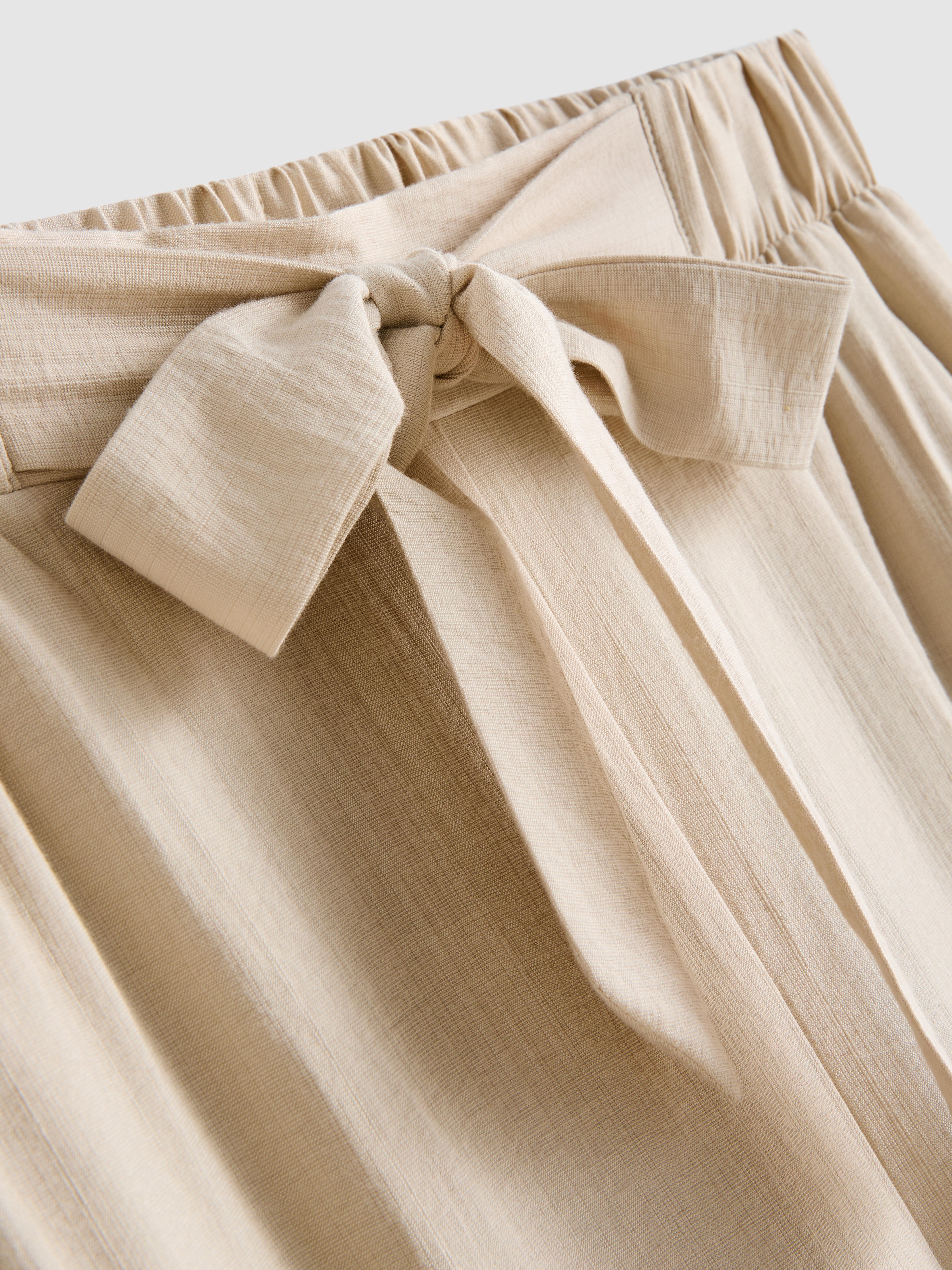 Bow Detail Palazzo Pants