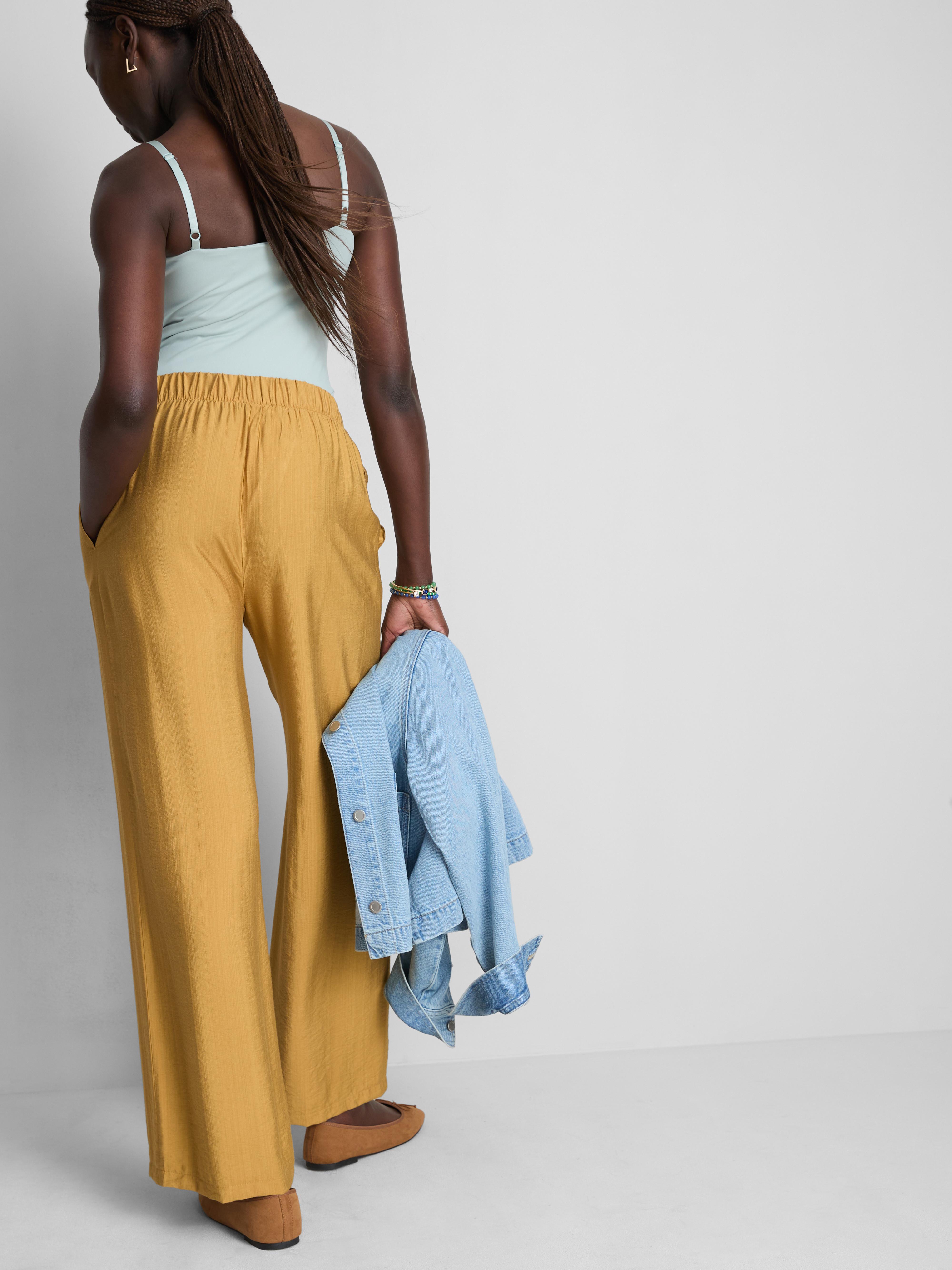 Pantalon palazzo à nœud