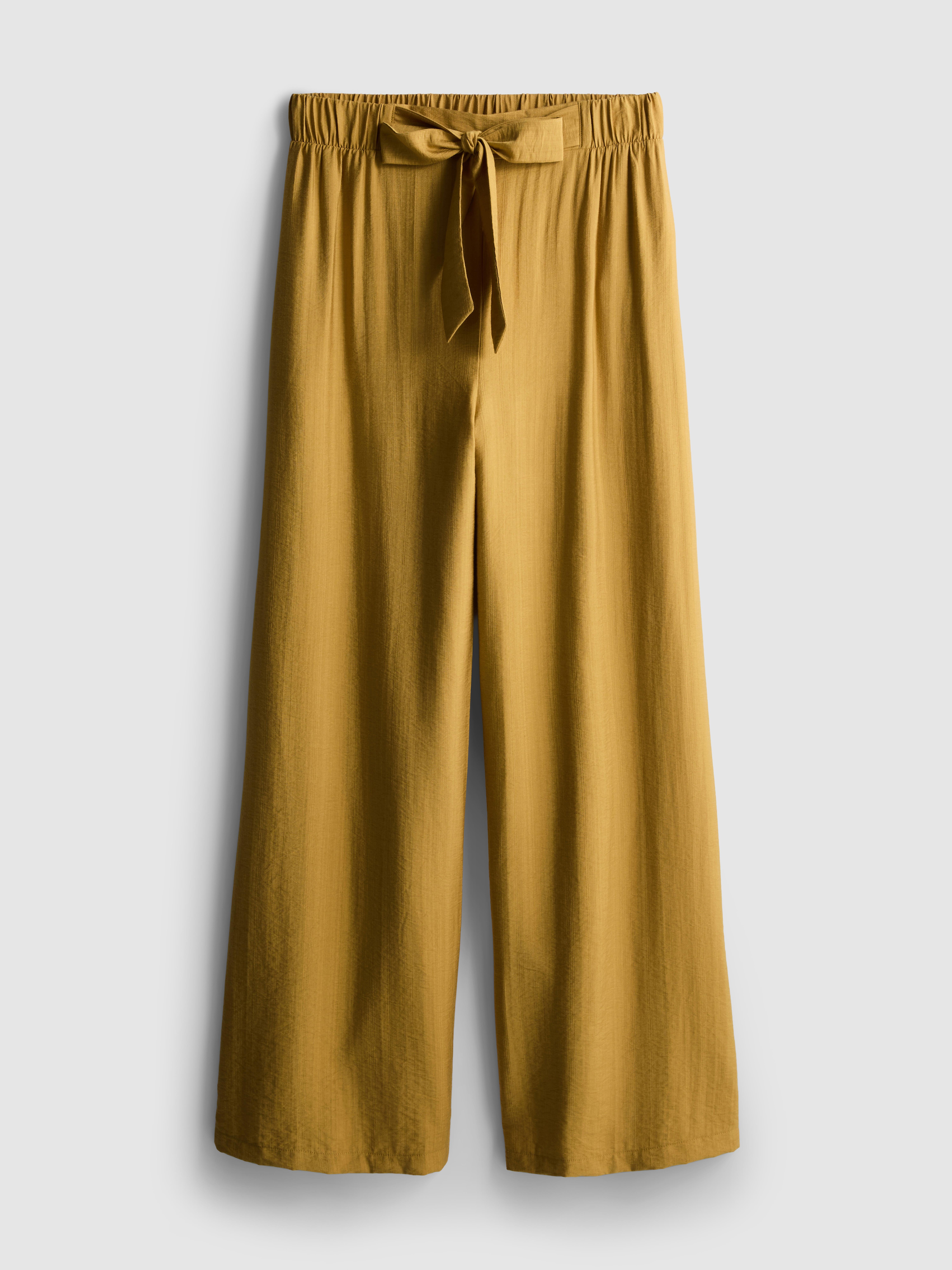 Pantalon palazzo à nœud