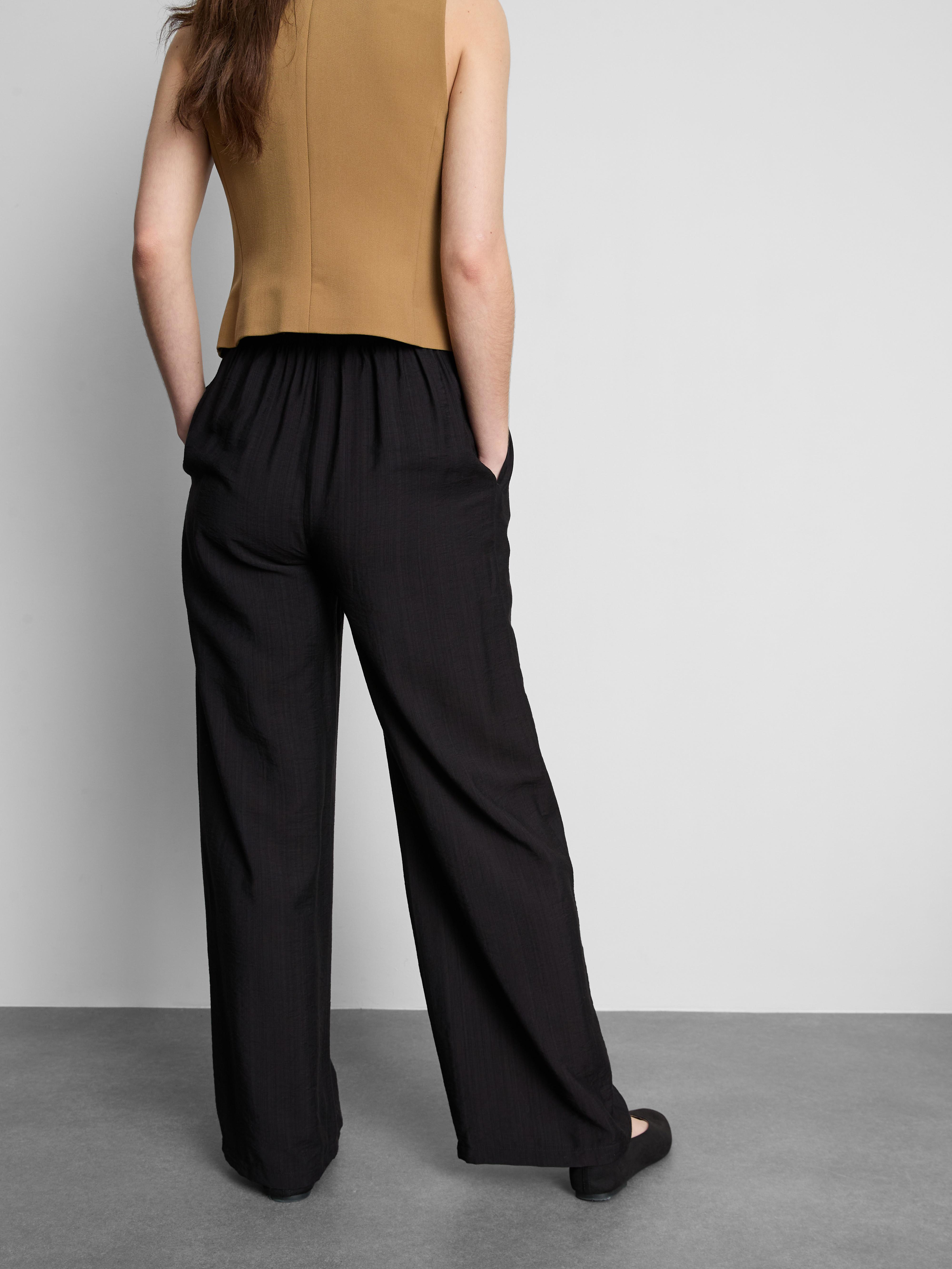 Bow Detail Palazzo Trousers