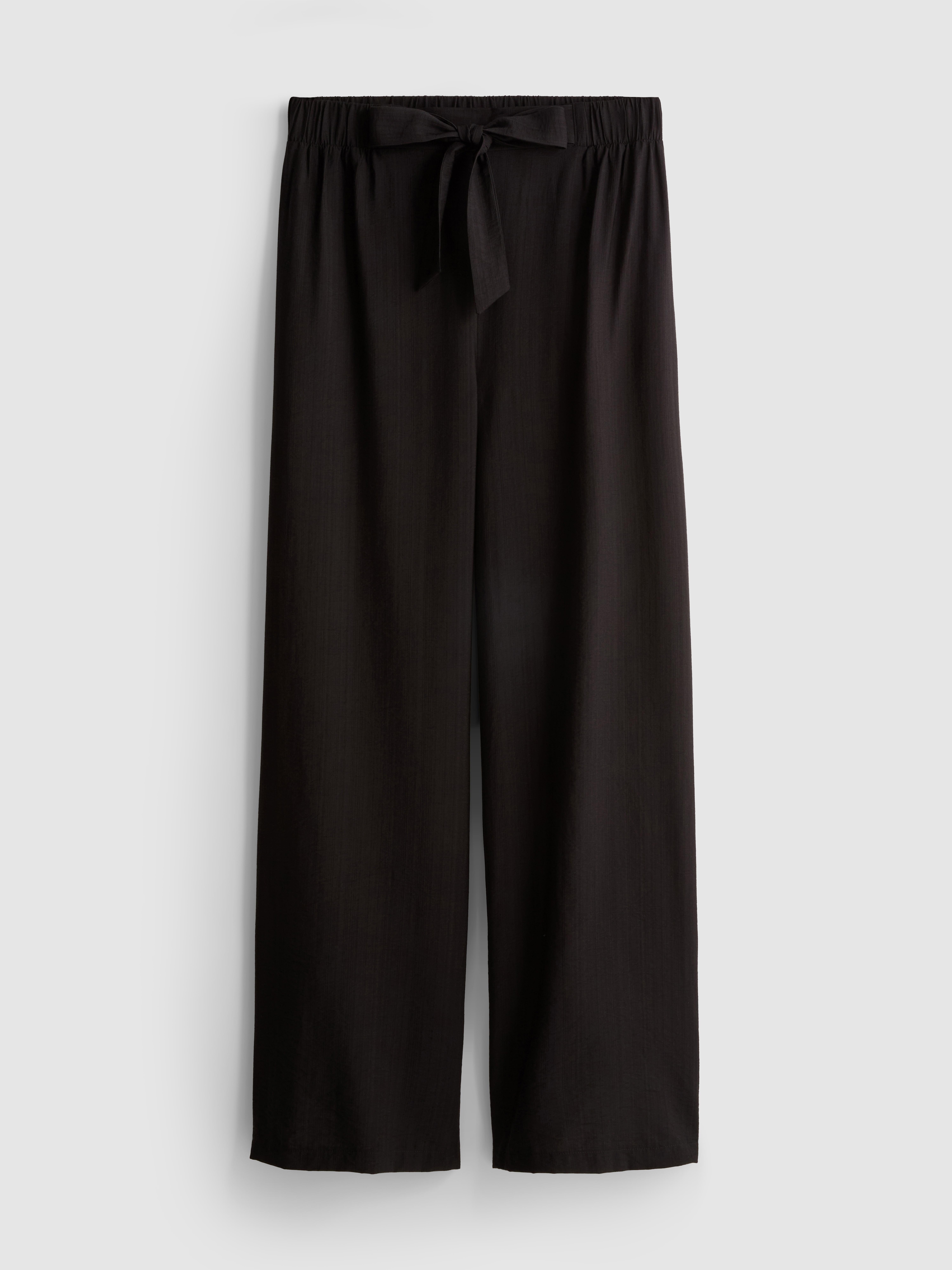 Bow Detail Palazzo Trousers
