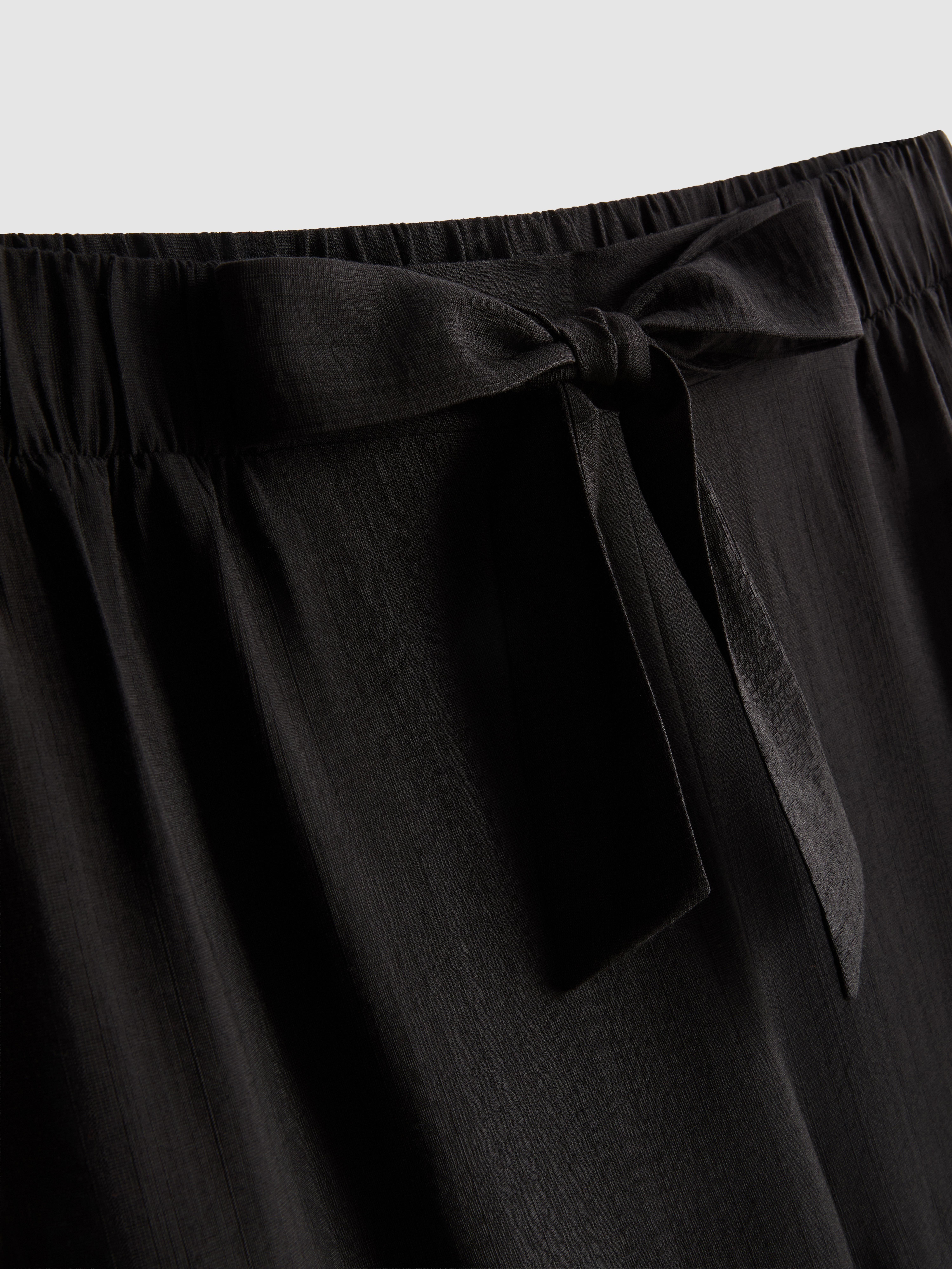 Bow Detail Palazzo Trousers