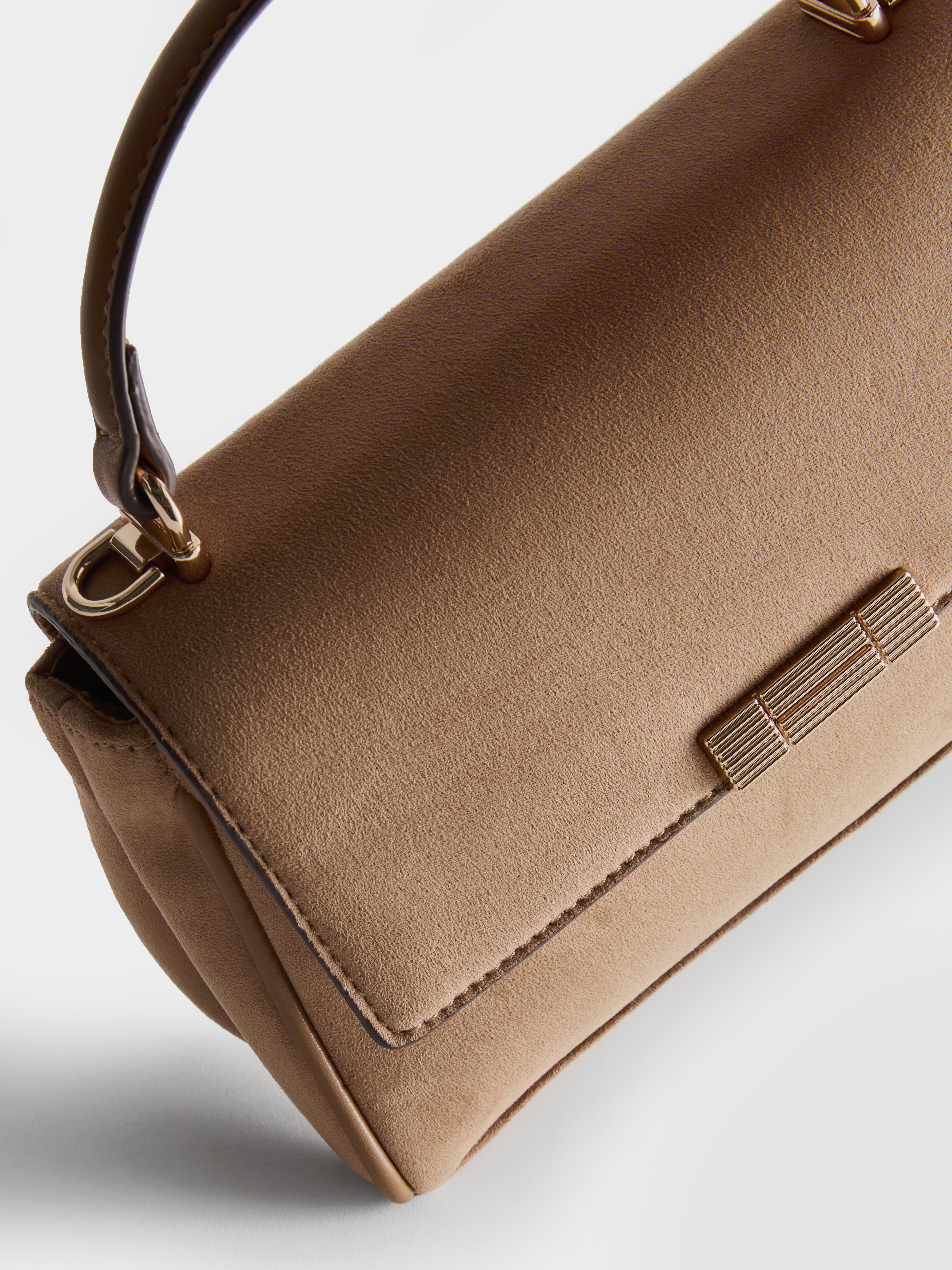 By Coleen Faux Suede Crossbody Bag