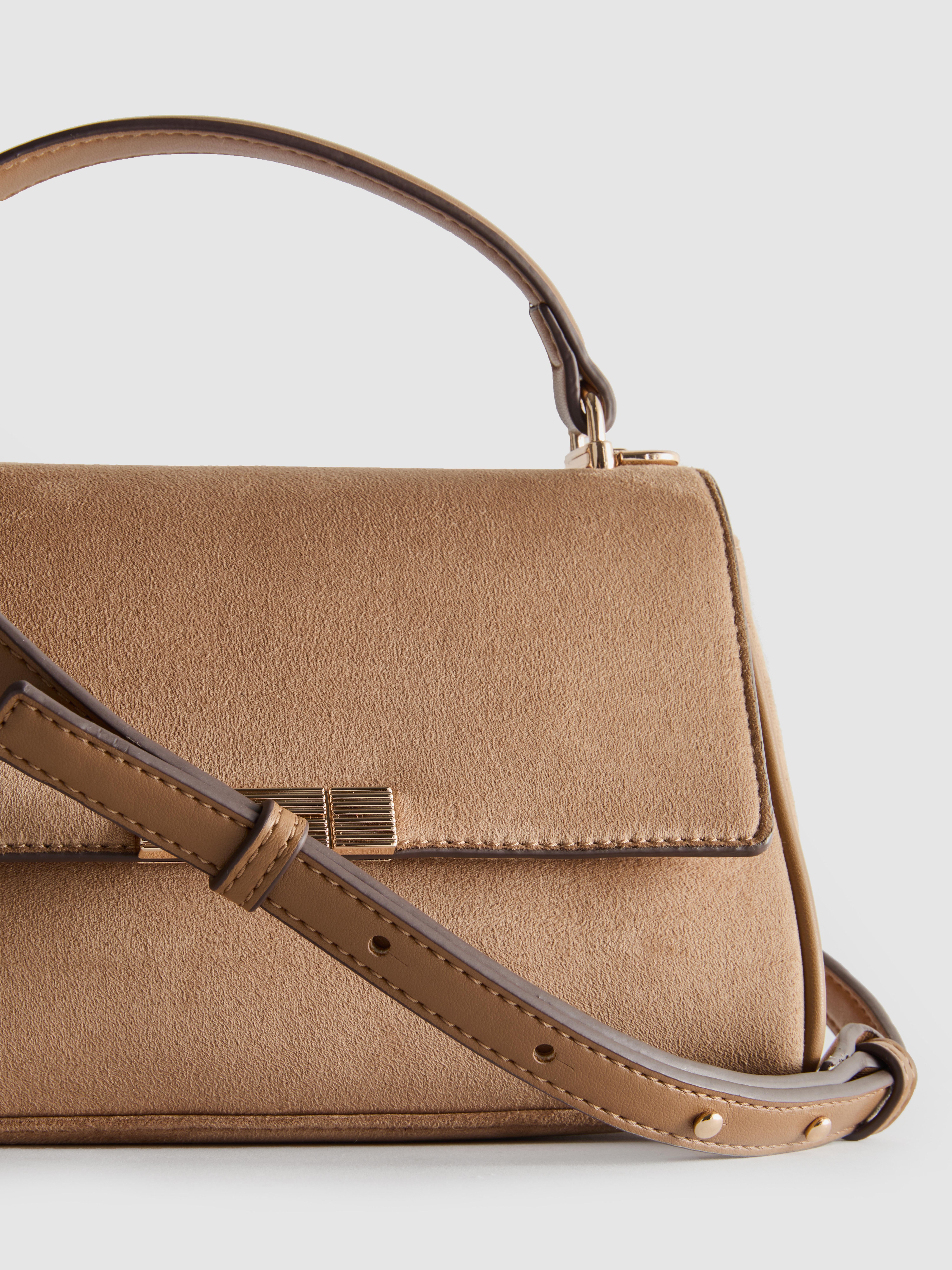 By Coleen Faux Suede Crossbody Bag