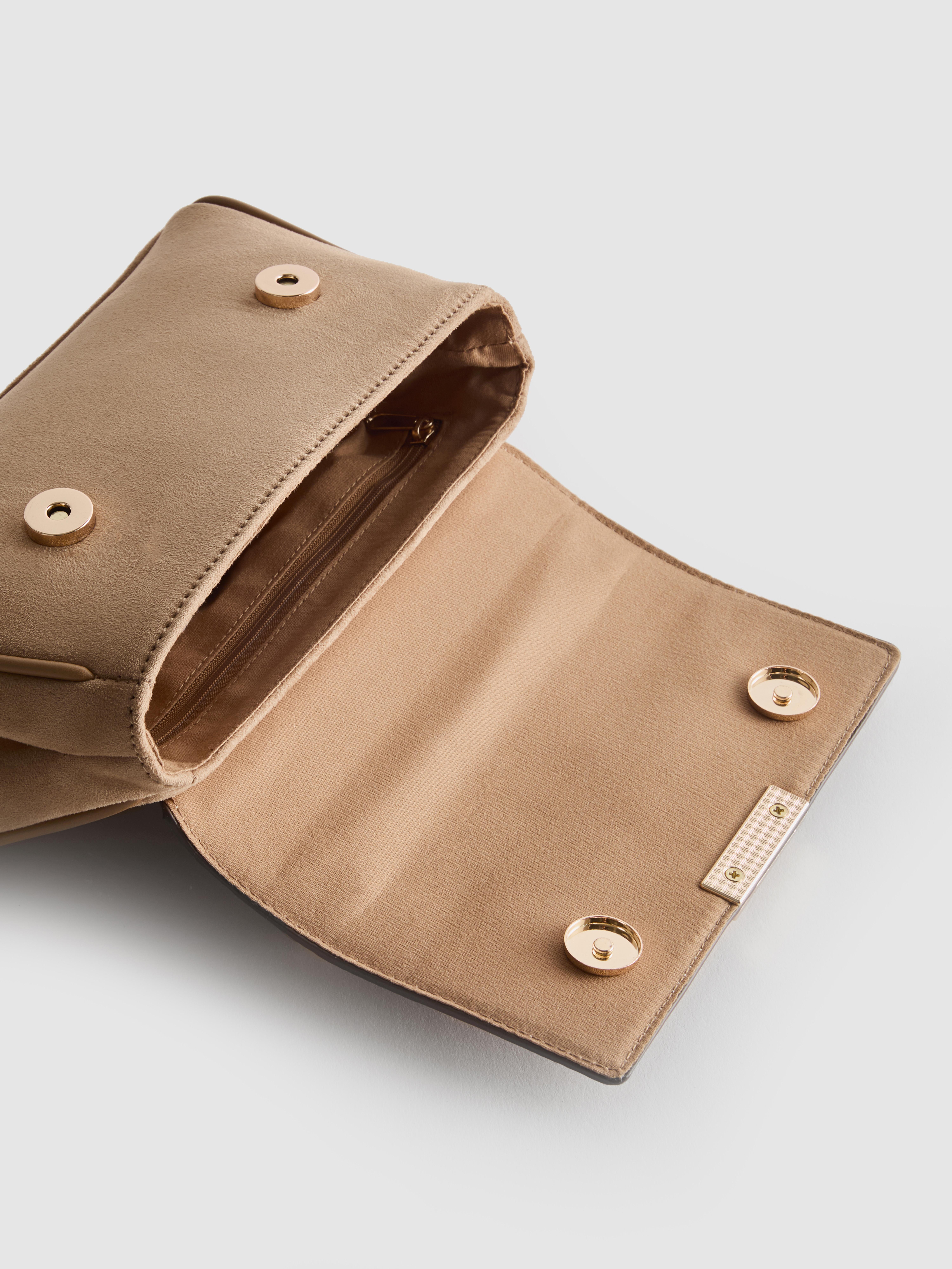 By Coleen Faux Suede Crossbody Bag