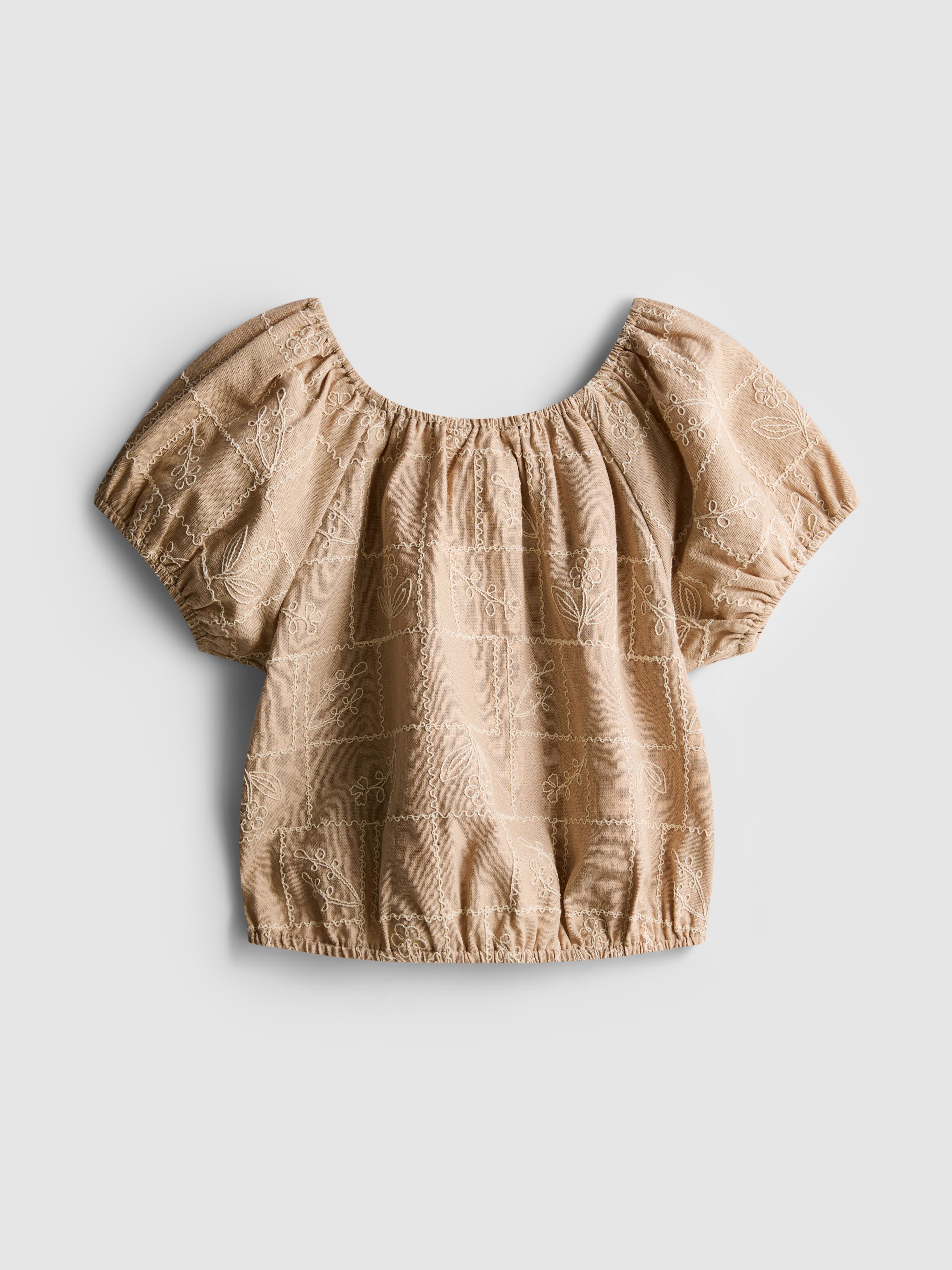 1.5-12yrs | The Edit Embroidered Blouse