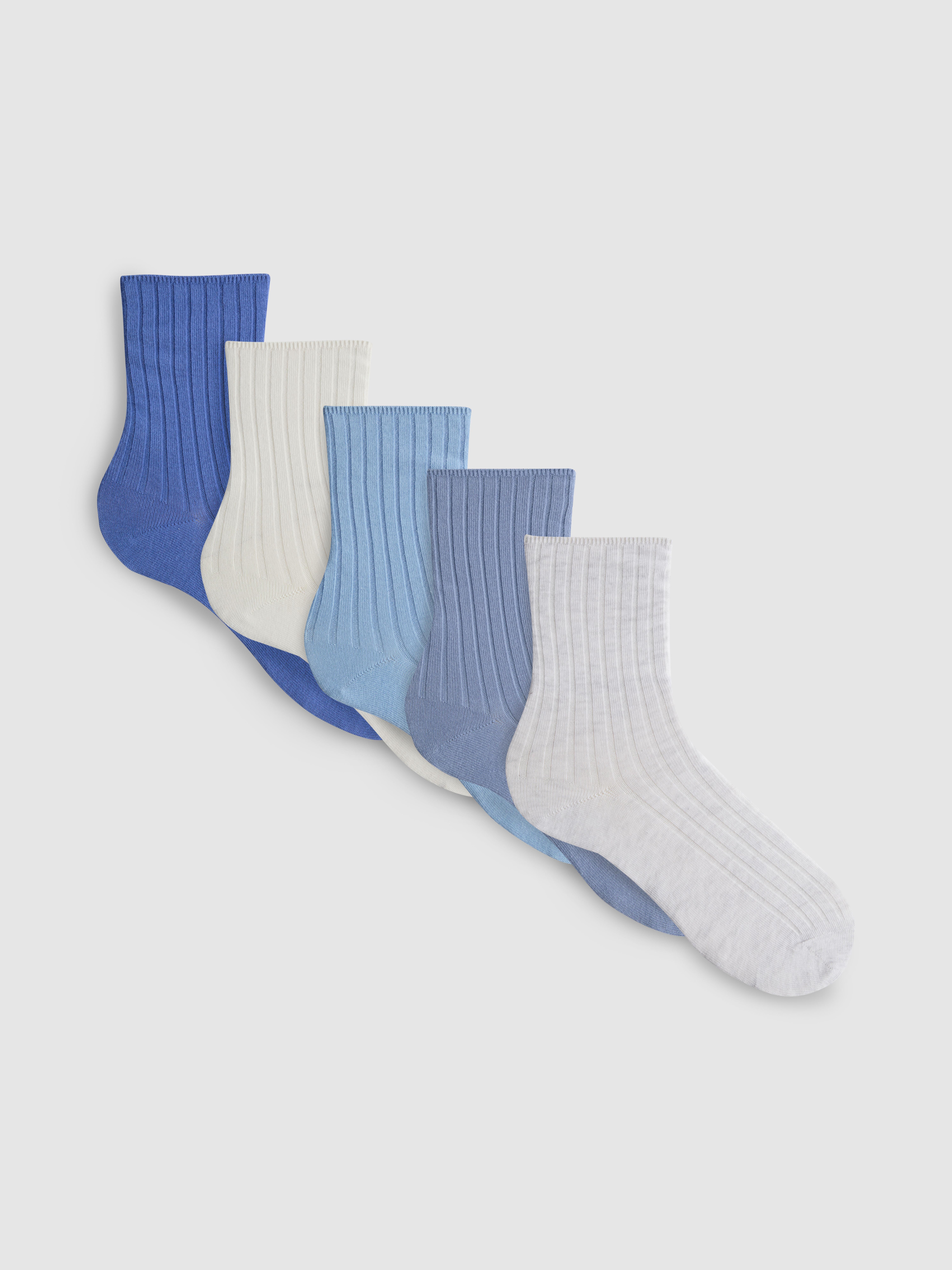 Pack de 5 pares de calcetines altos con algodón