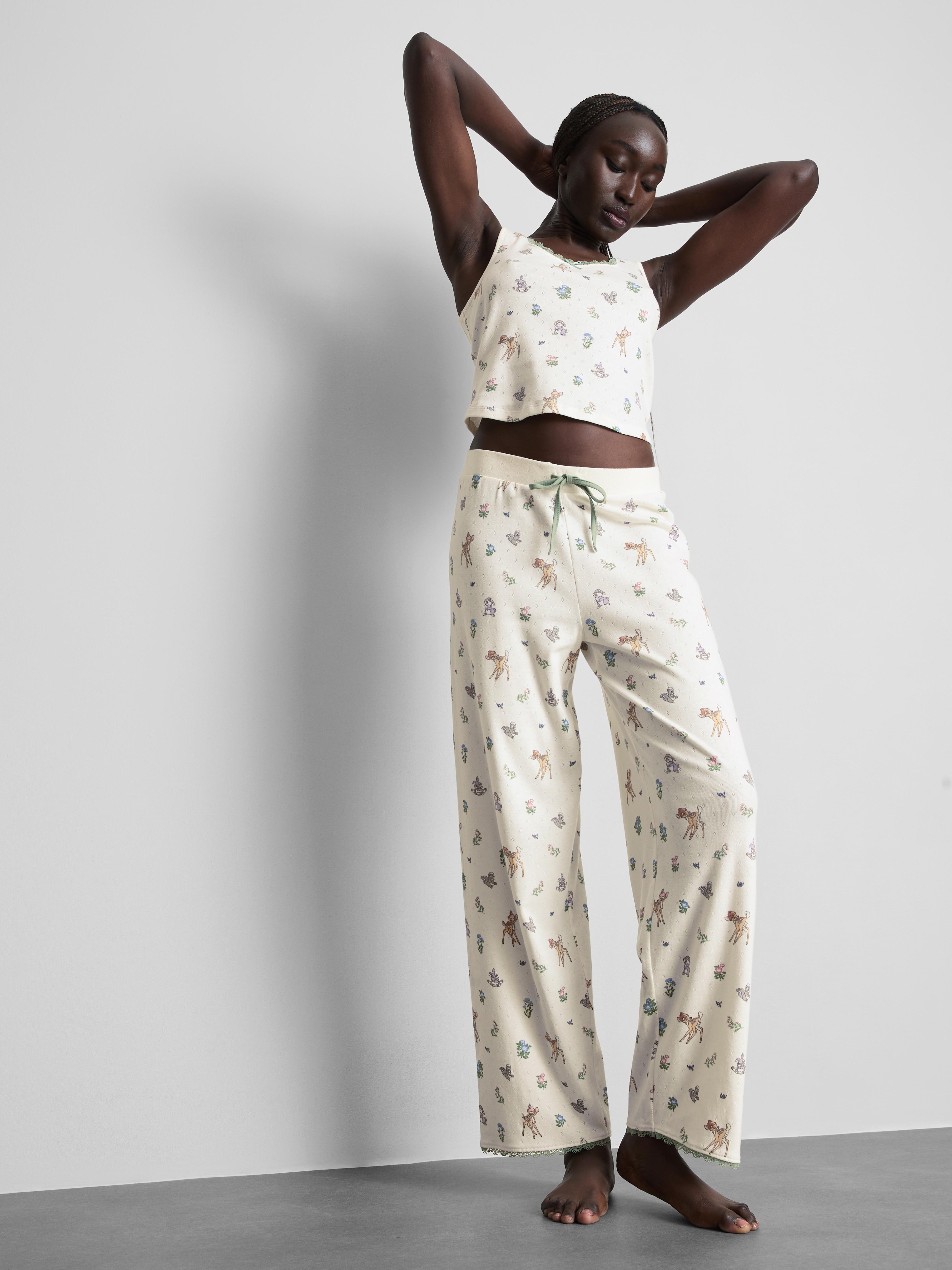 Bawełniana piżama z nadrukiem Bambiego Disneya