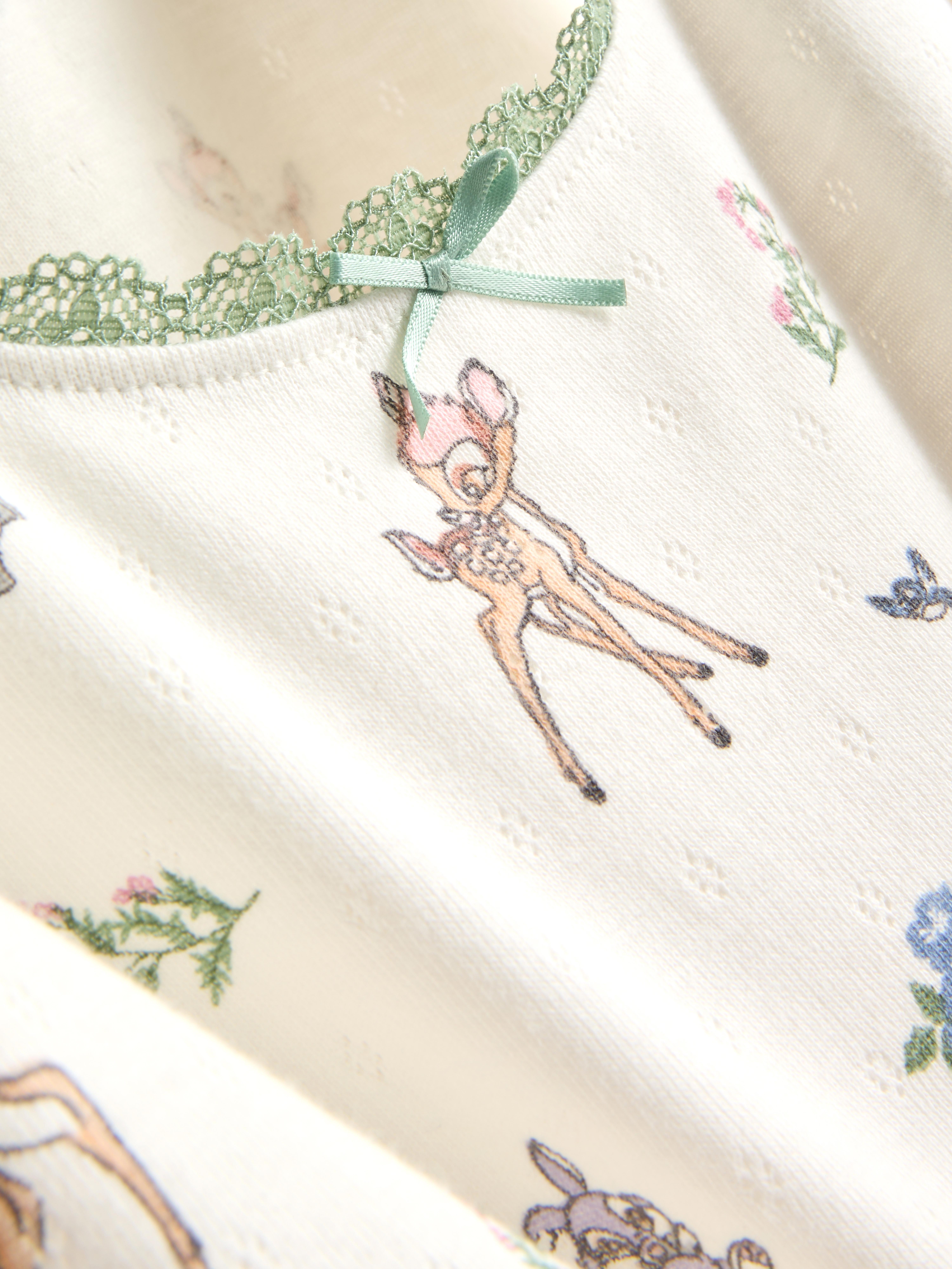Pigiama con canotta in cotone a tema Bambi Disney