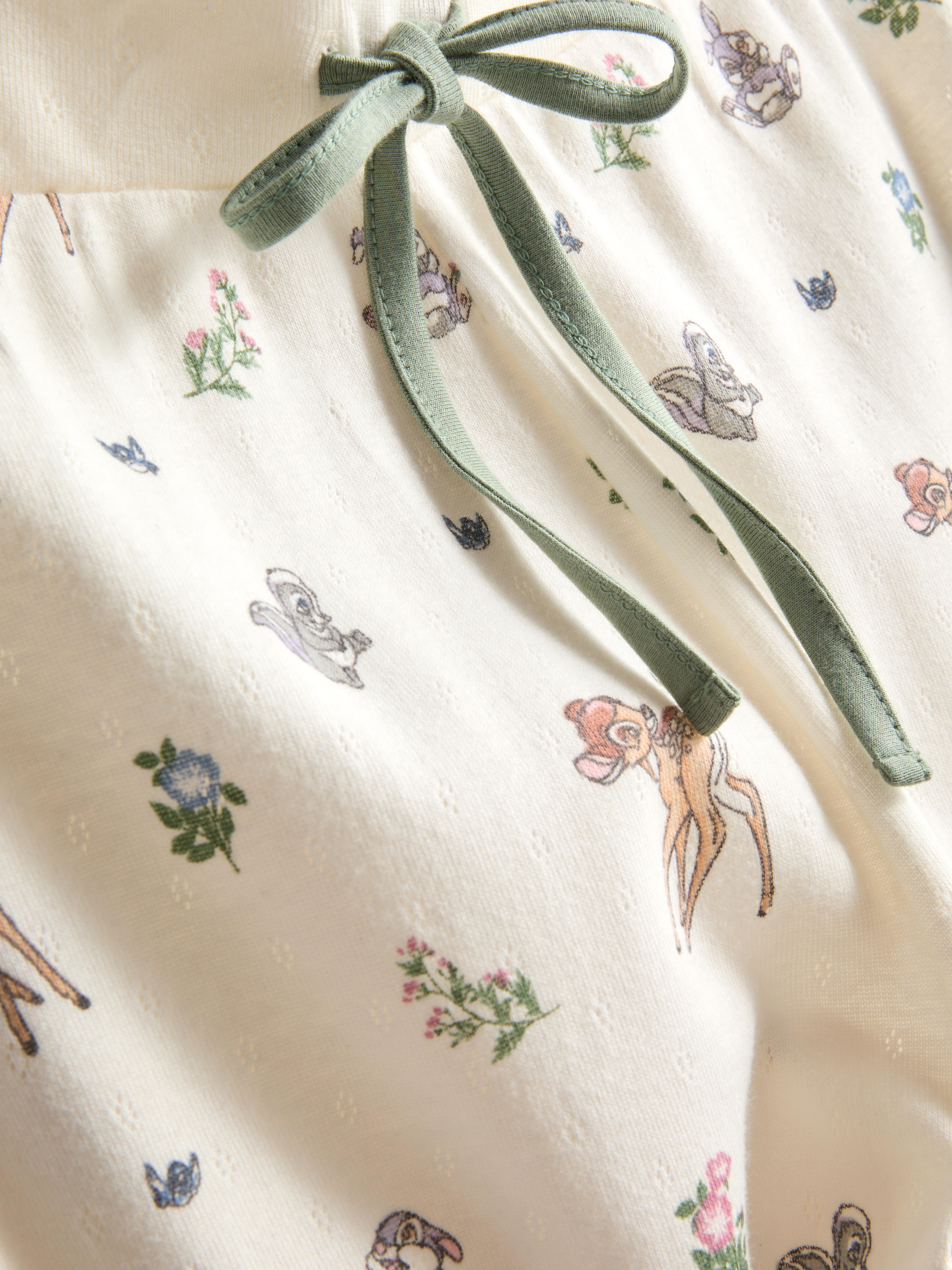 Pigiama con canotta in cotone a tema Bambi Disney