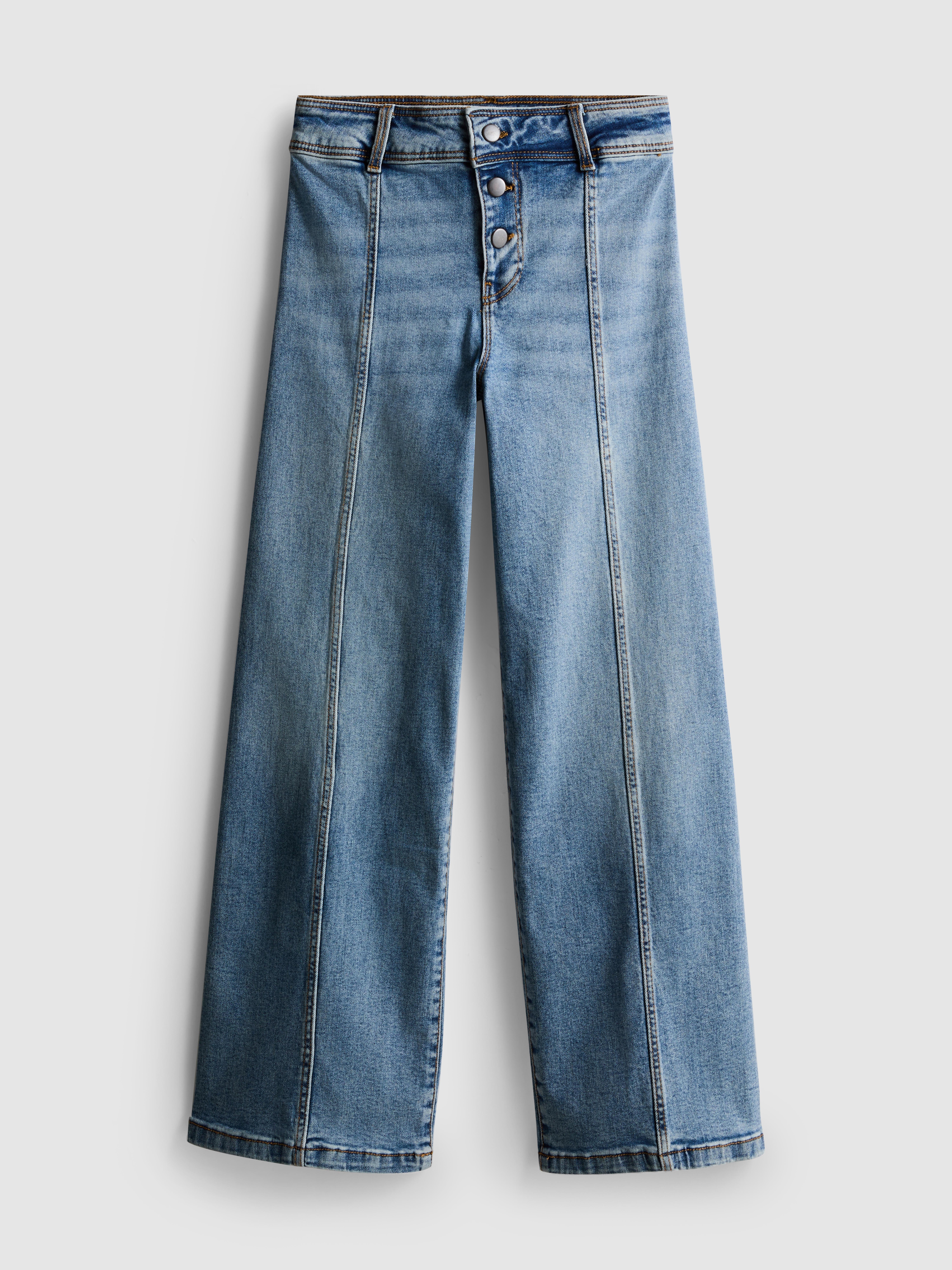 1,5-12 años | Vaqueros anchos con costura The Edit