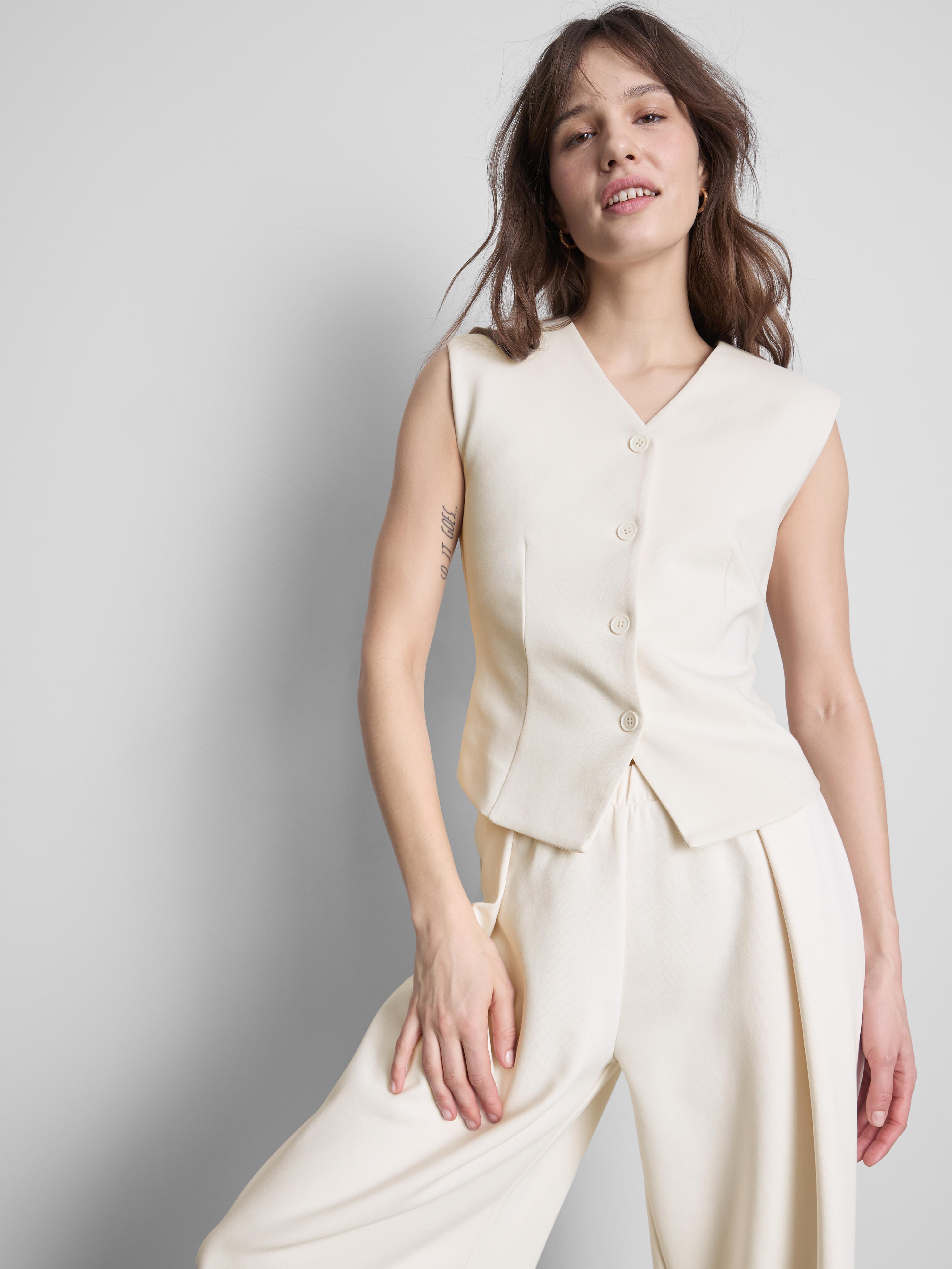 Elegante Sweatshirt-Weste