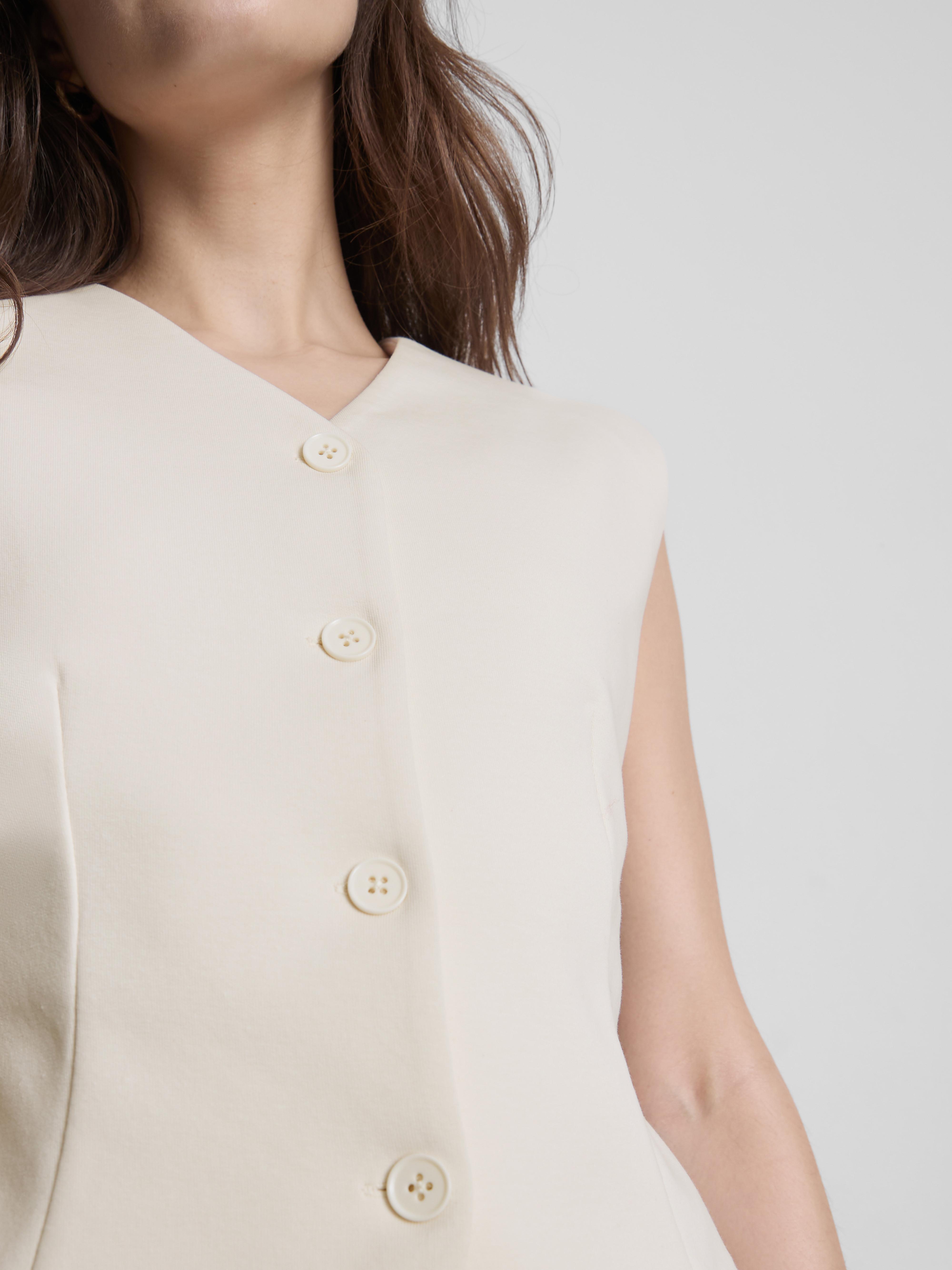 Elegante Sweatshirt-Weste