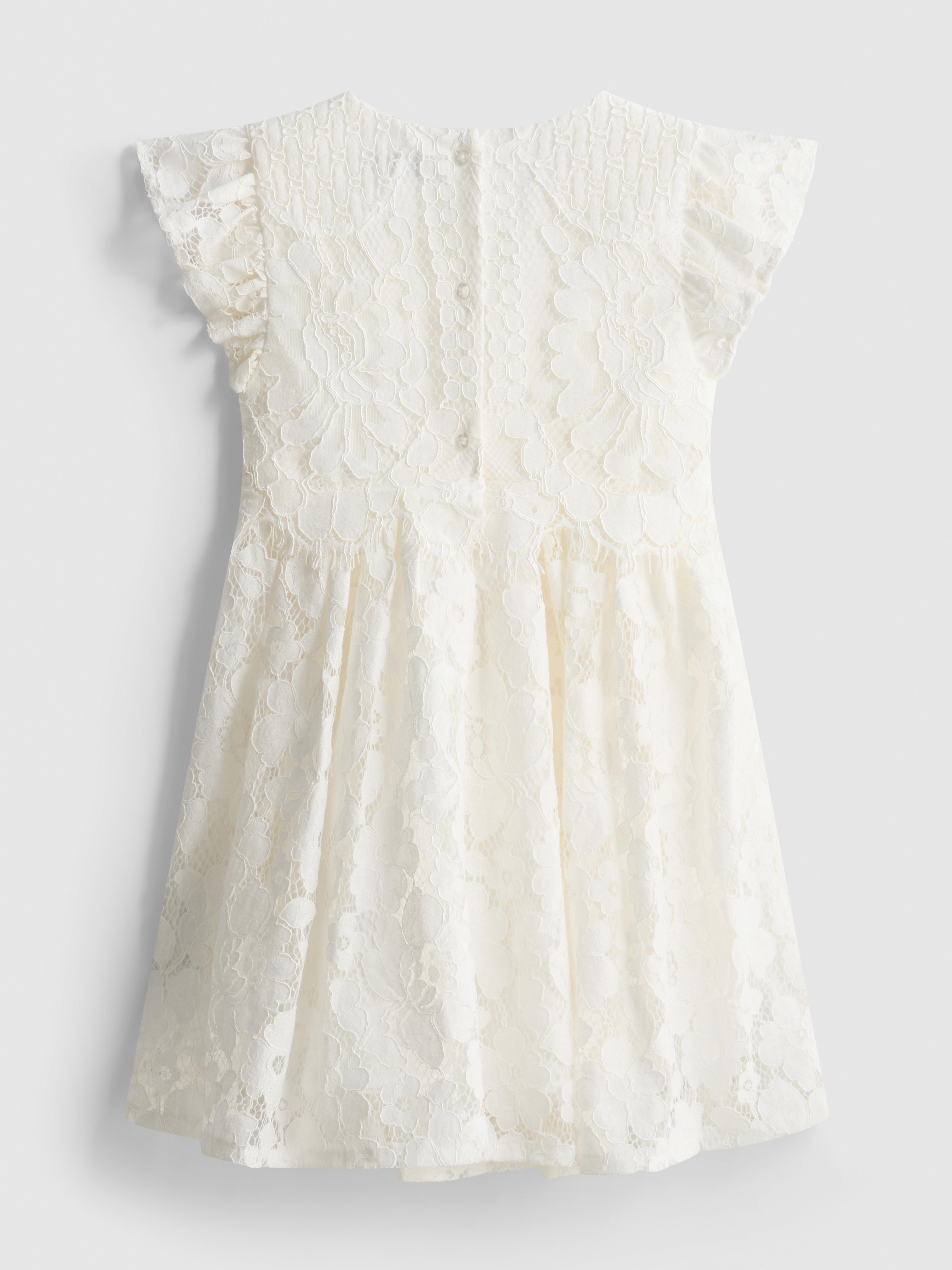1,5–12 Jahre | Gesmoktes „The Edit“ Spitzenkleid