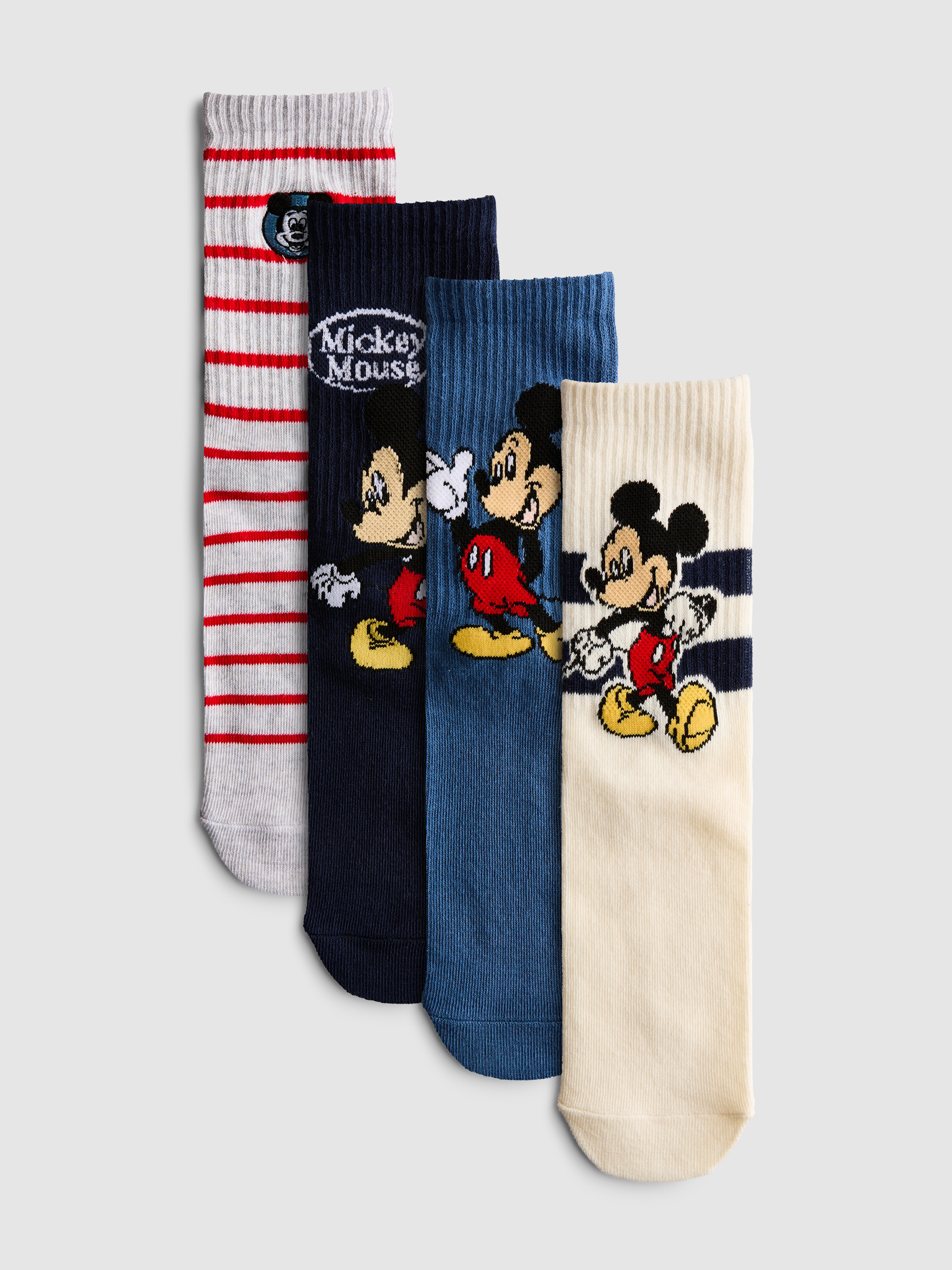 4-Pack Disney’s Mickey Mouse Ankle Socks