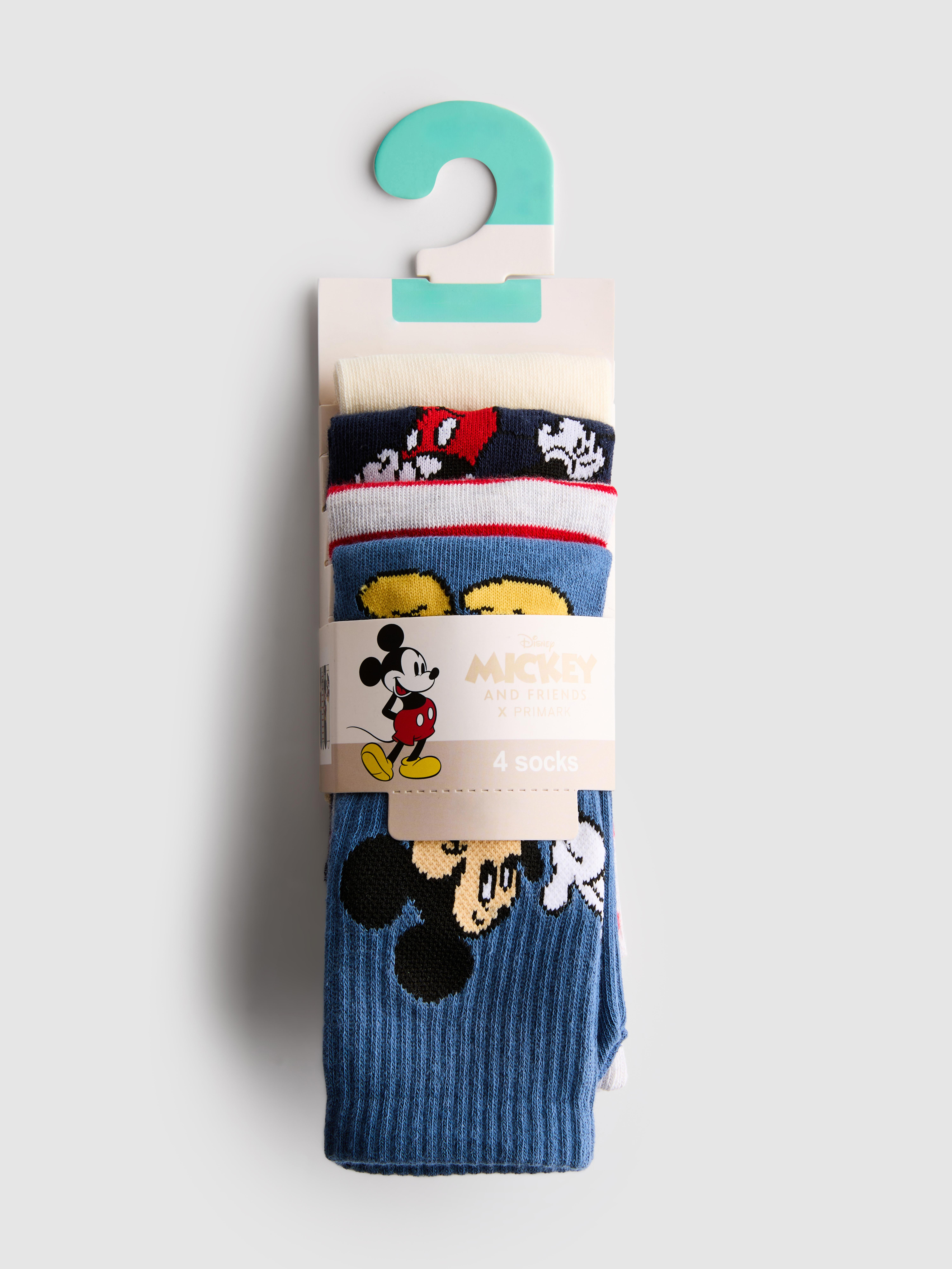 4-Pack Disney’s Mickey Mouse Ankle Socks
