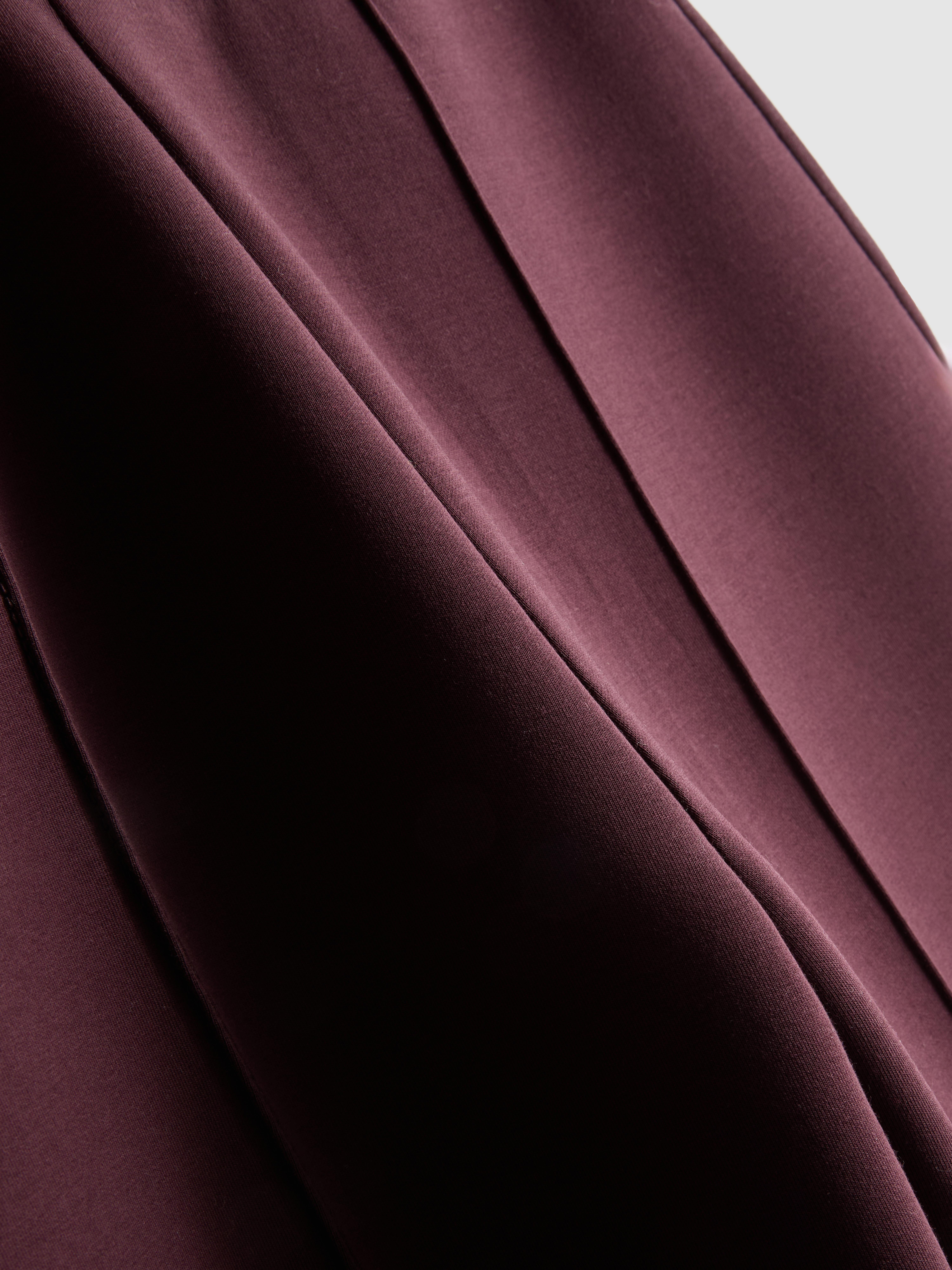 The Edit Wide Leg Scuba Trousers