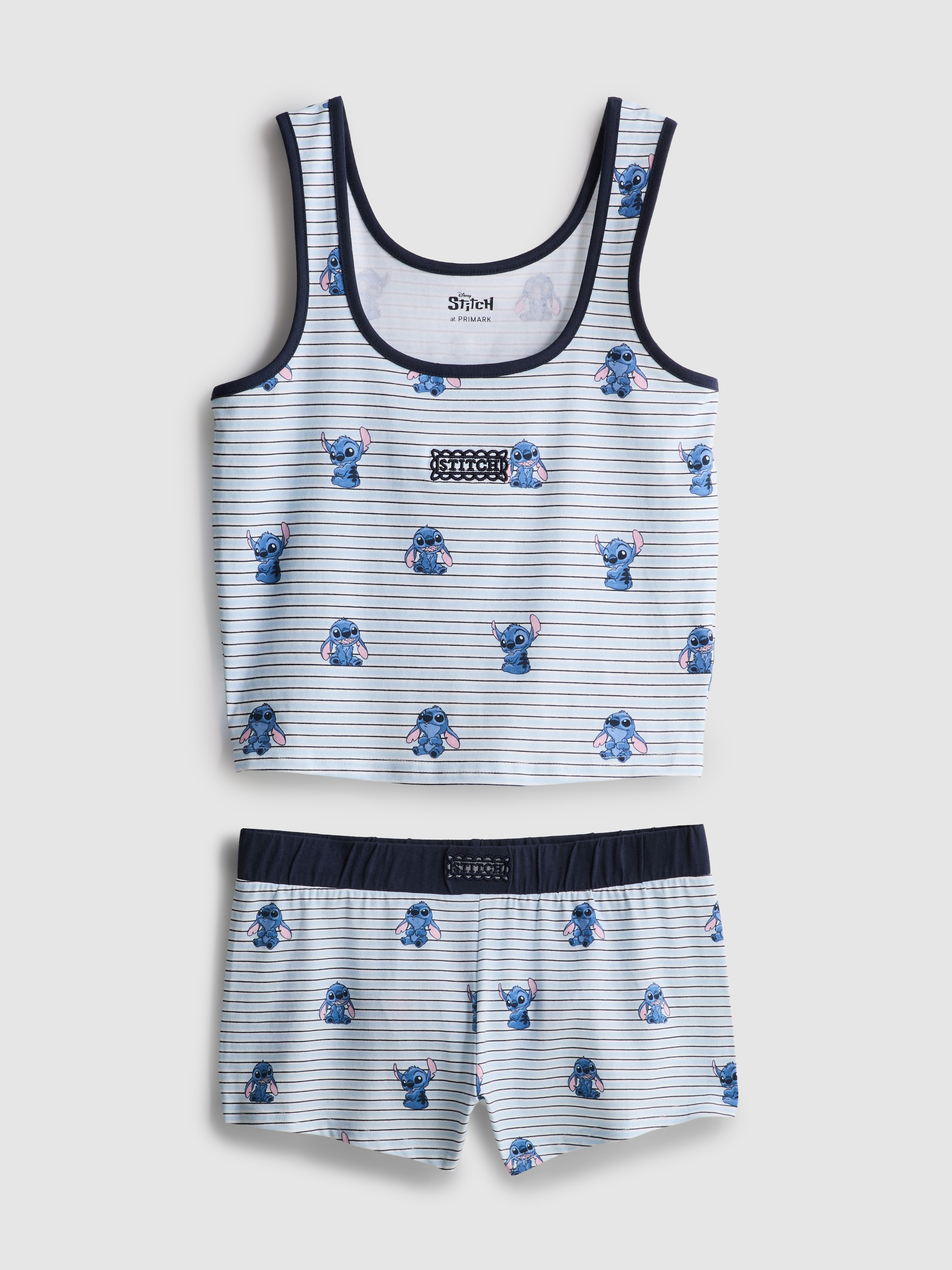 Pijama corto gráfico de Stitch de Disney