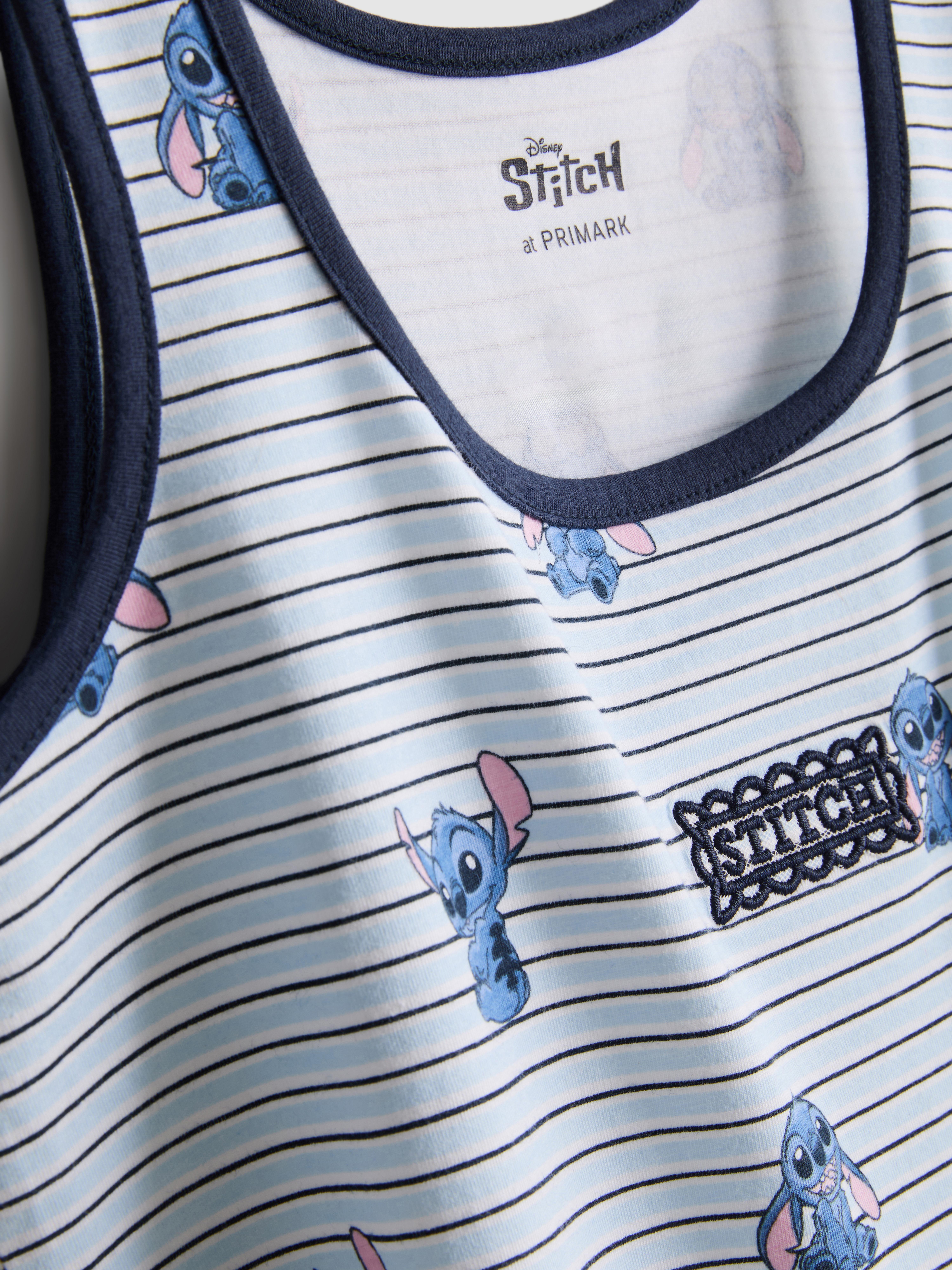 Pijama corto gráfico de Stitch de Disney