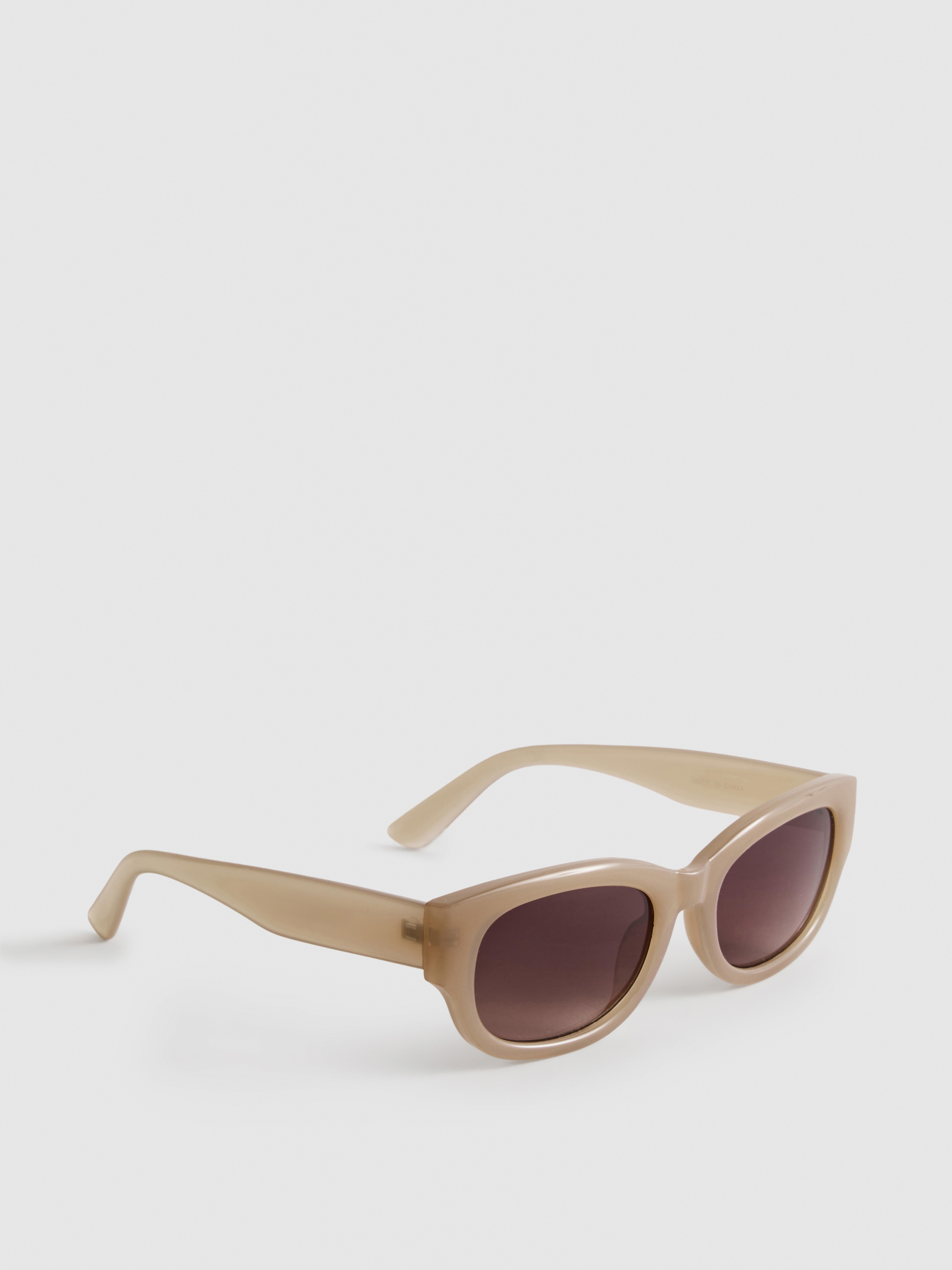 Lunettes de soleil carrées épaisses