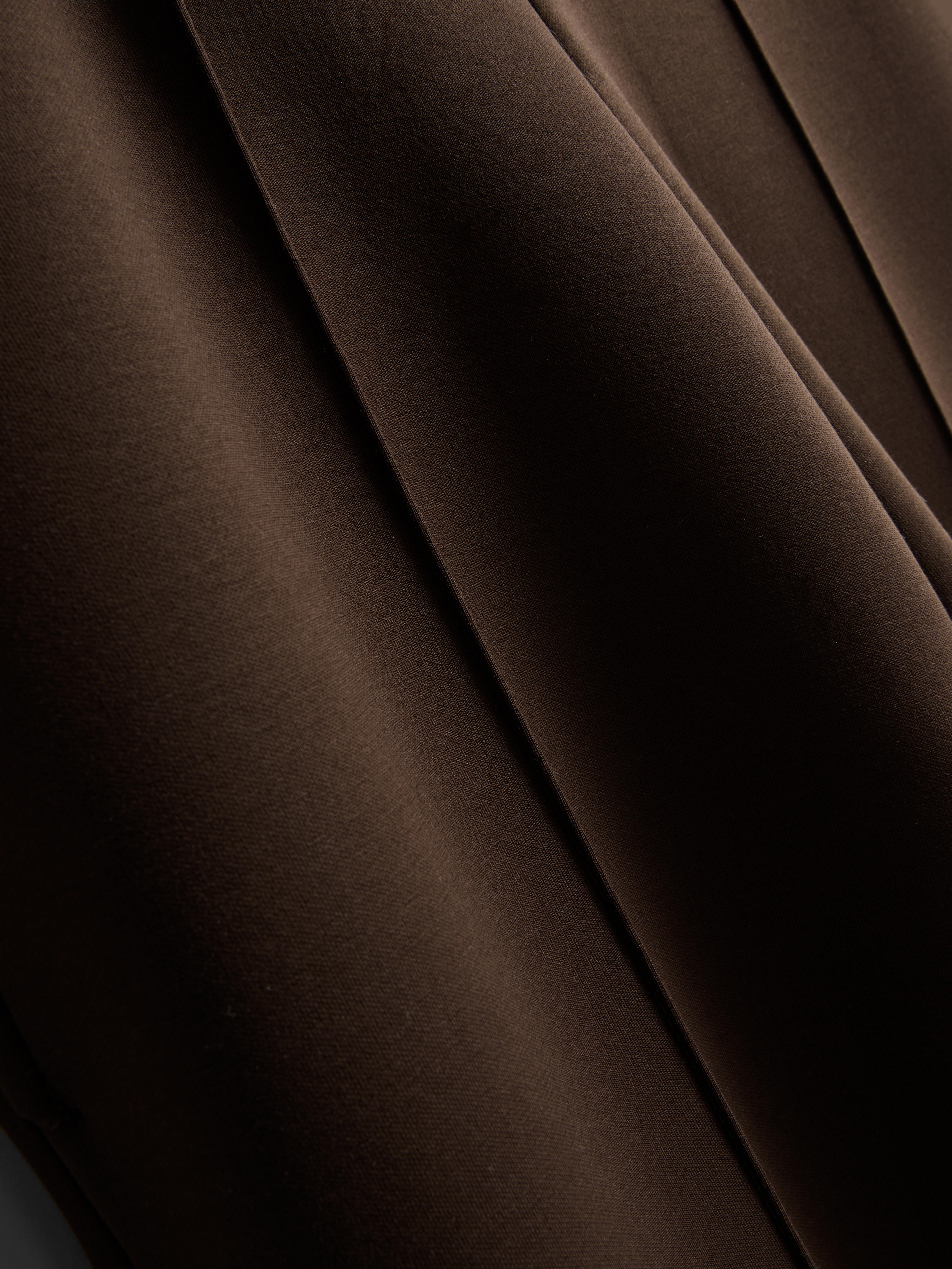 The Edit Wide Leg Scuba Trousers