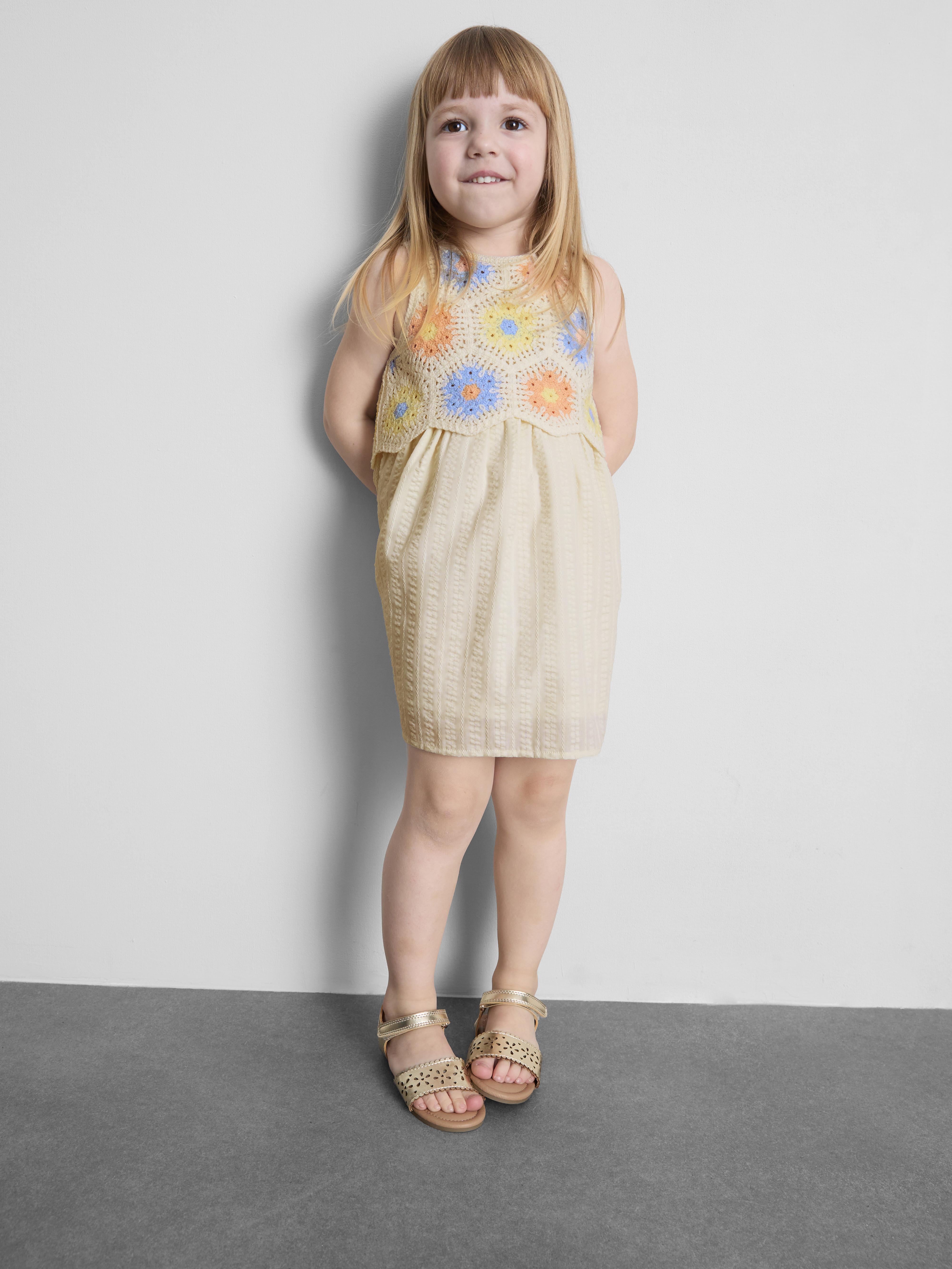 18 mois–8 ans | Robe sans manches en crochet