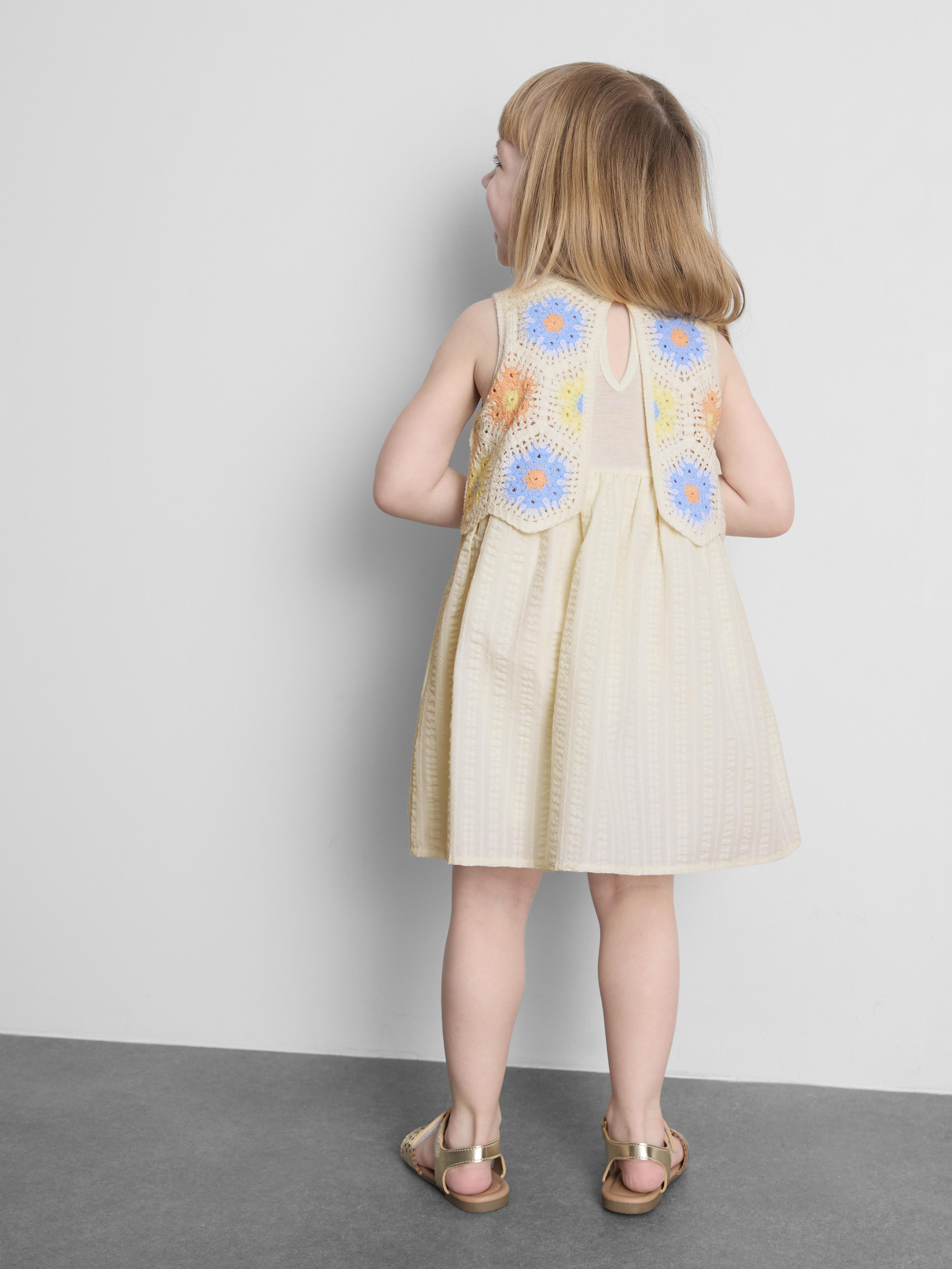 1,5–8 Jahre | Ärmelloses Häkelkleid