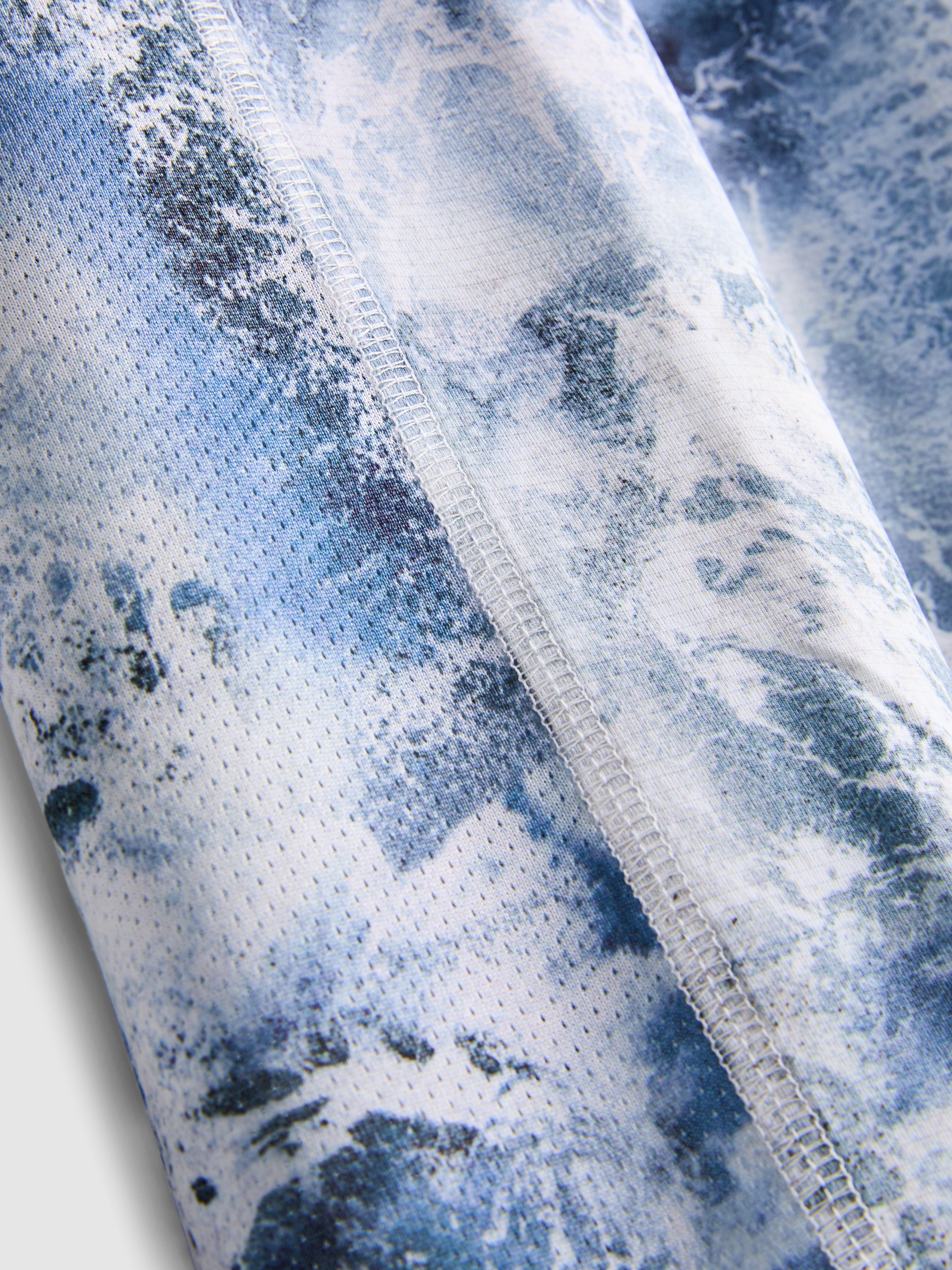 Short-Sleeve Wave Mesh T-Shirt