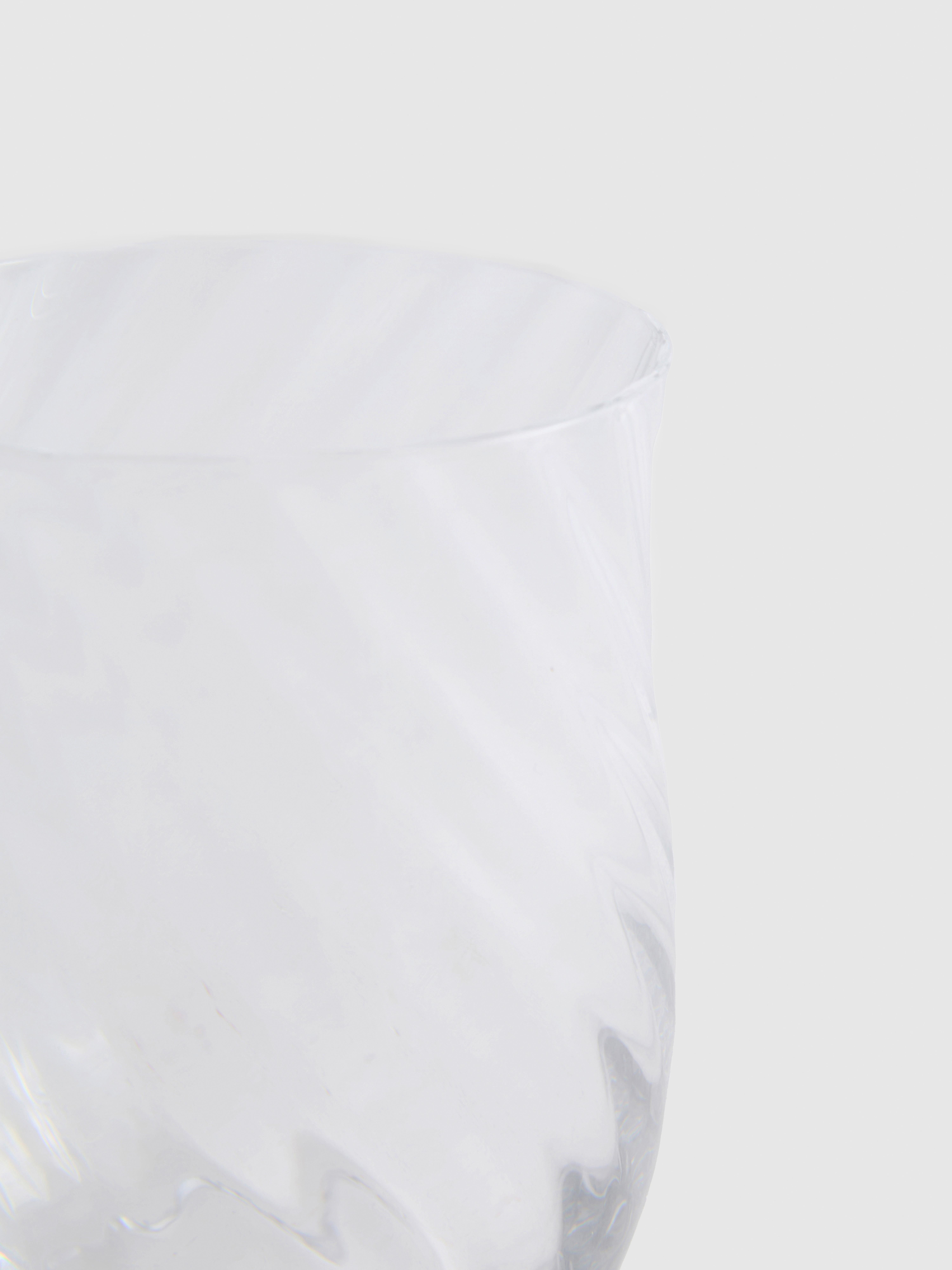 Tumblerglas met swirl-effect