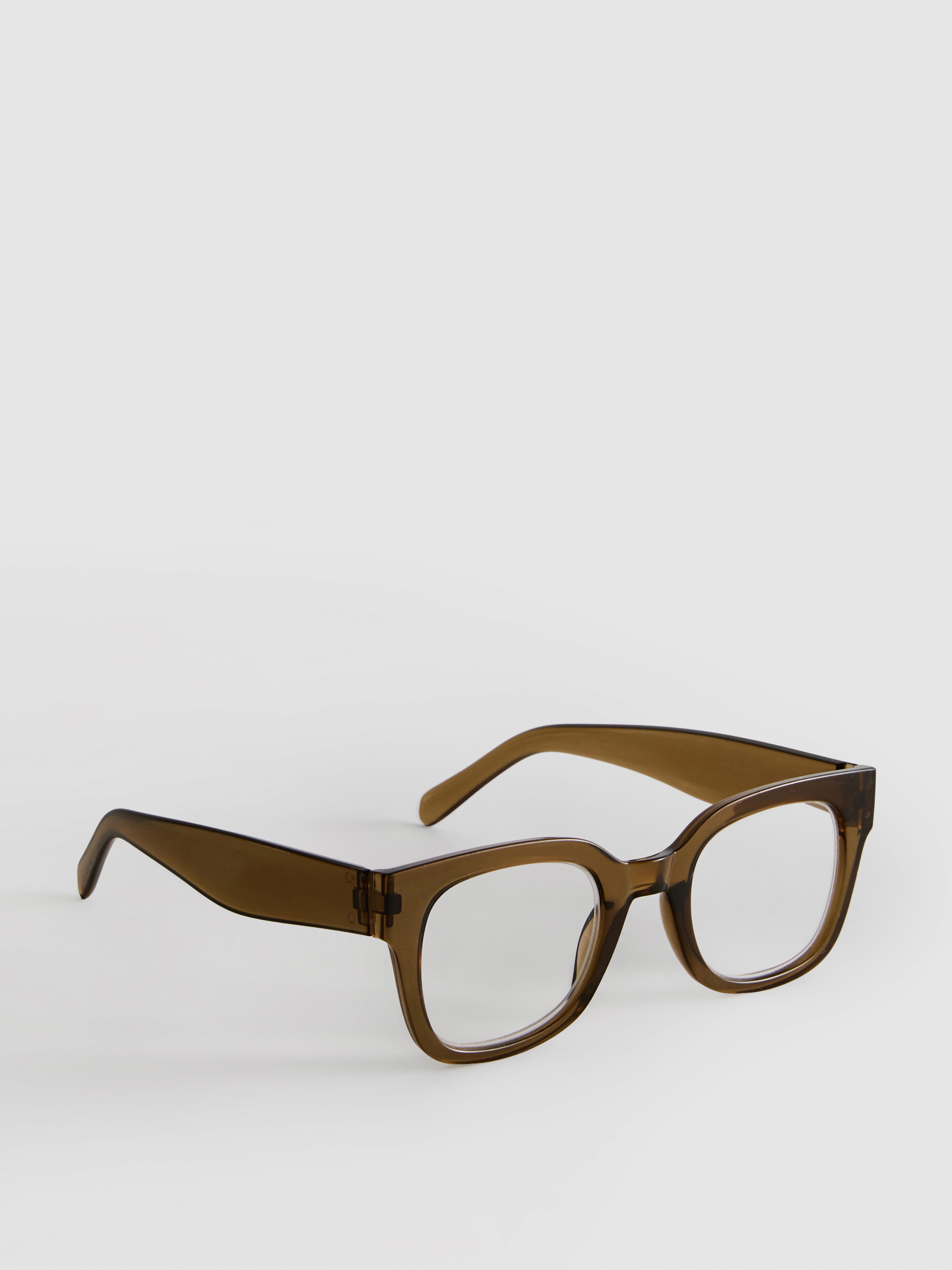 Translucent Square Reading Glasses